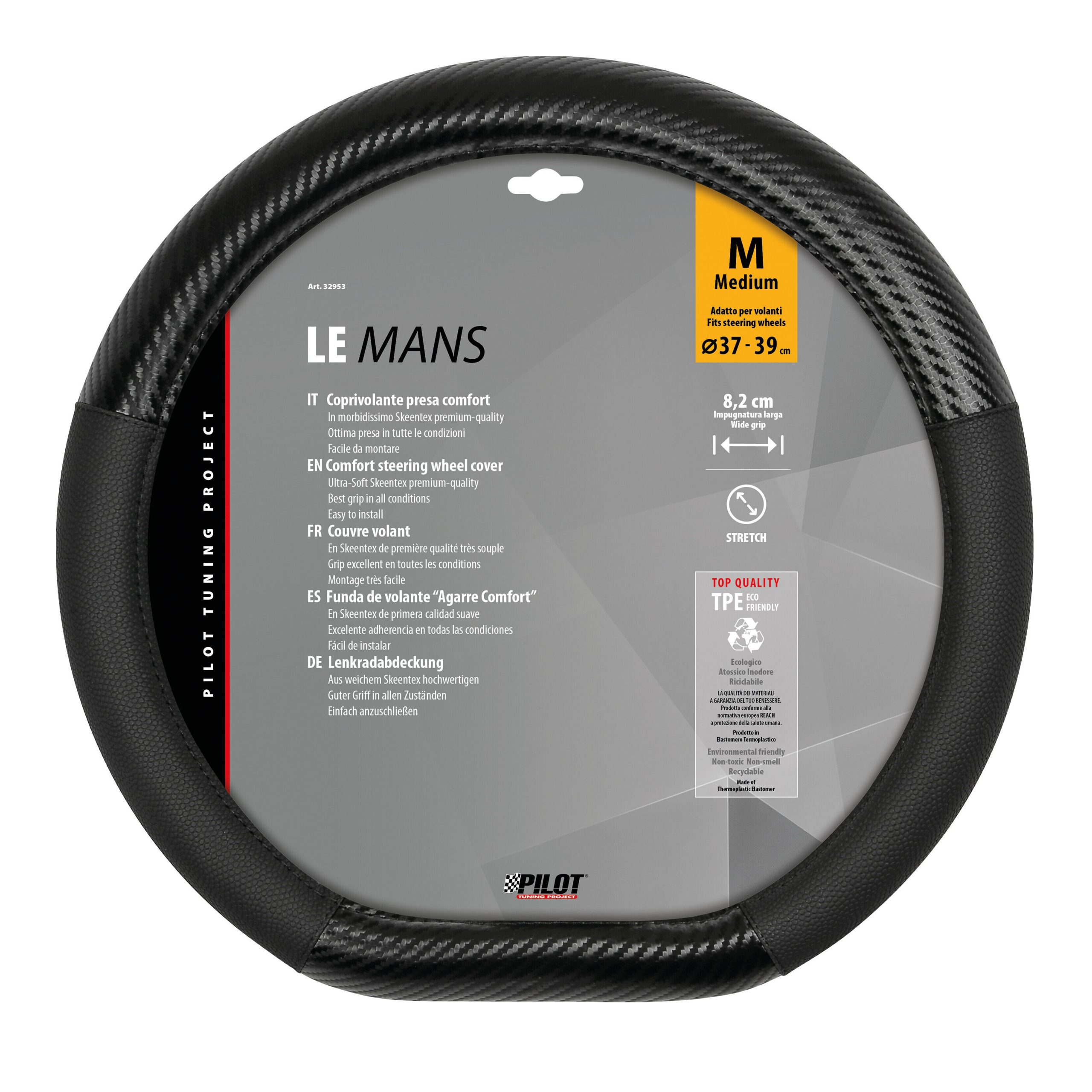 Le Mans, coprivolante in Skeentex - M - Ø 37/39 cm