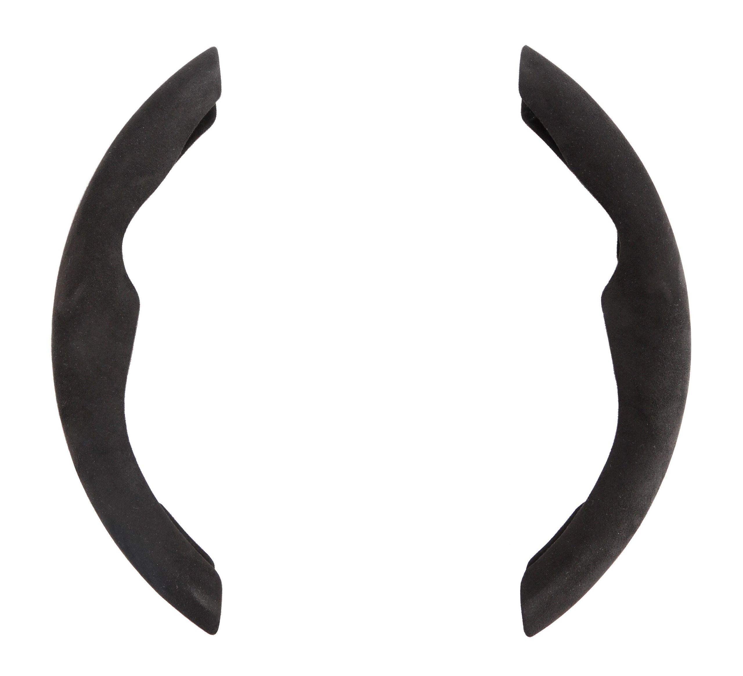 Grips, coprivolante sportivo in microfibra, universale - Nero
