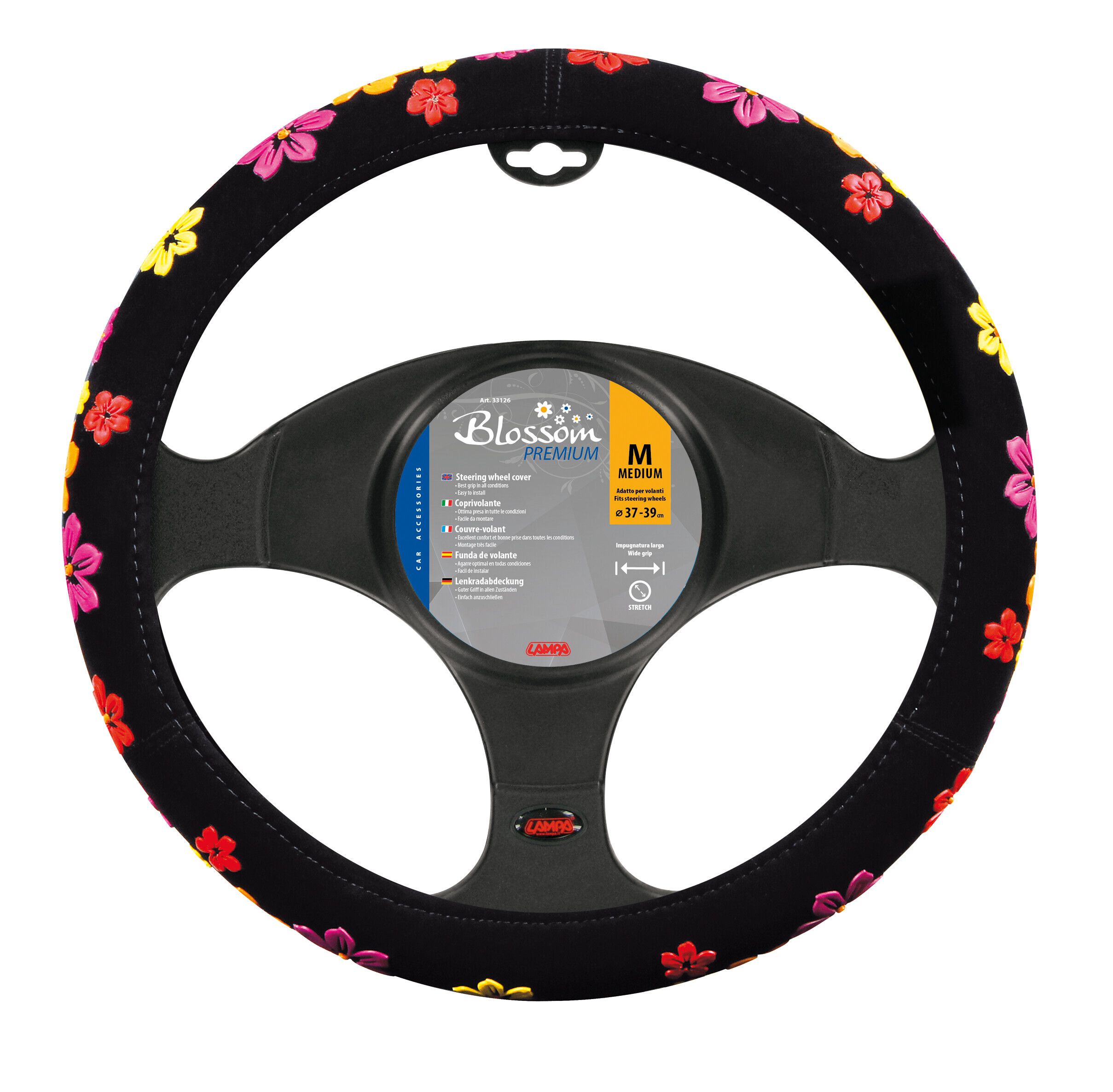 Blossom, coprivolante in microfibra - S - Ø 35/37 cm