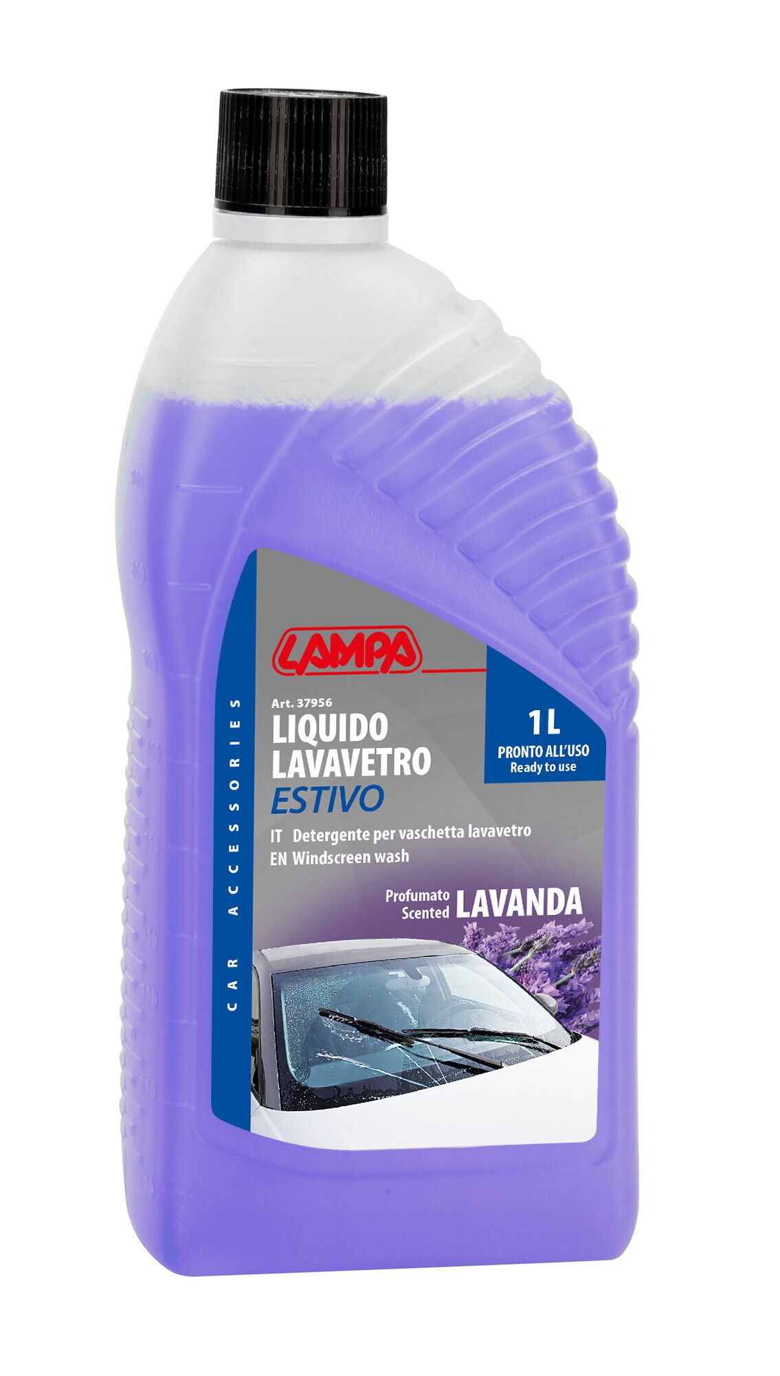 Liquido lavavetro estivo profumato, pronto all'uso - Lavanda - 1000 ml