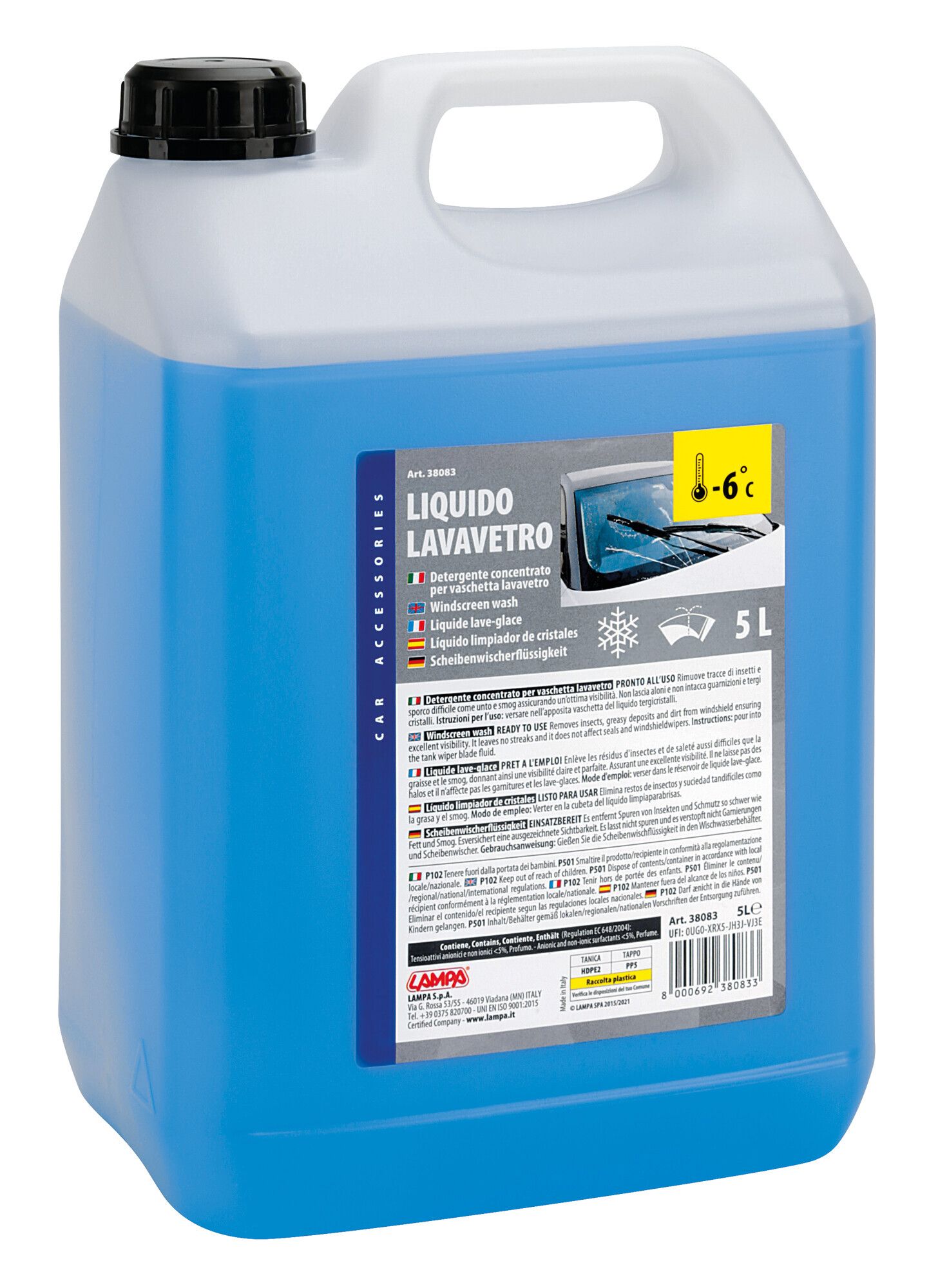 Liquido detergente cristalli (-6°C) - 5000 ml