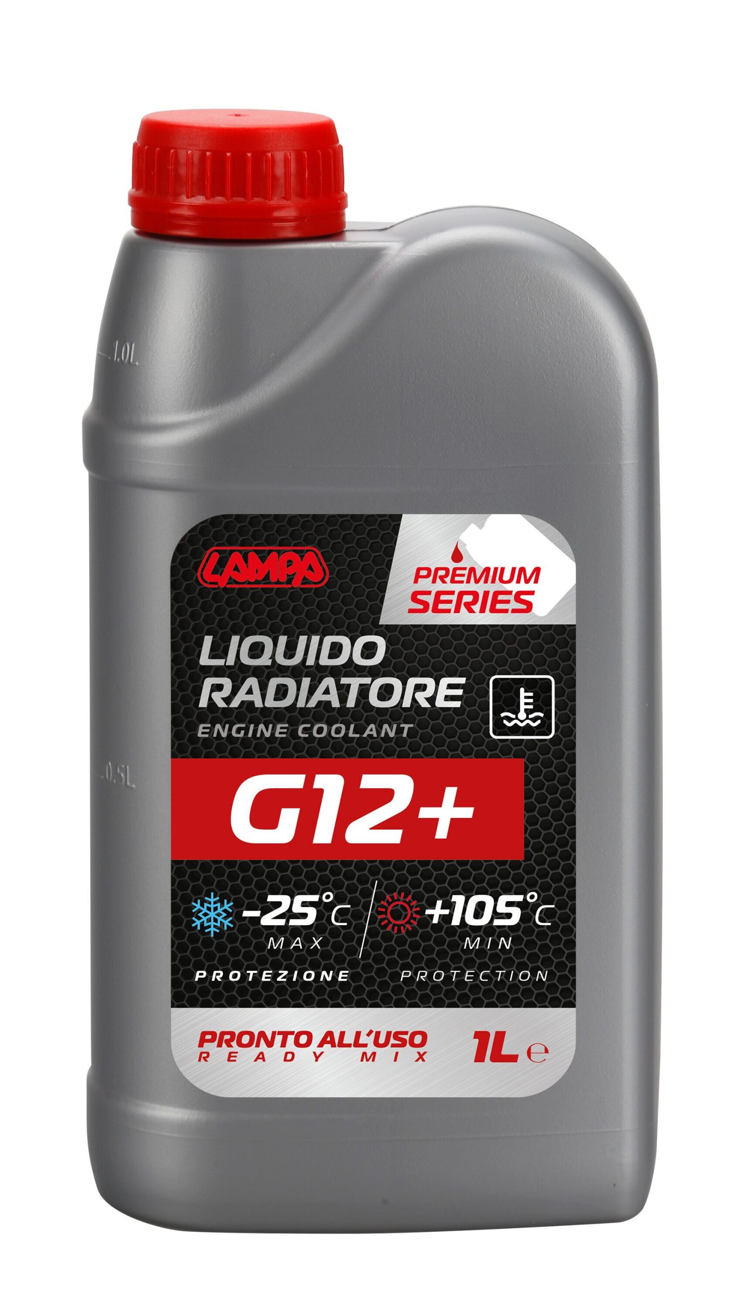 Premium Series Rosso G12+, liquido antigelo radiatore - (-25°C / +105°C) - 1 L