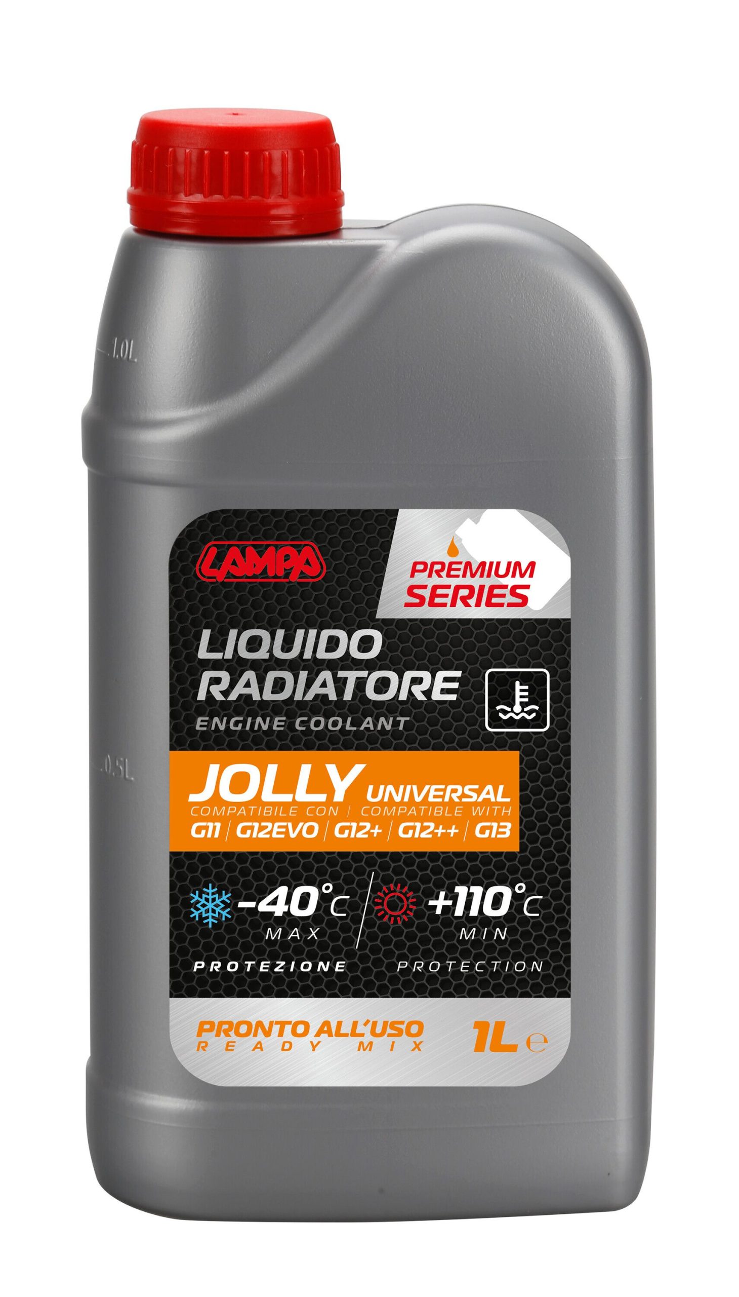 Premium Series Arancione Jolly Universal, liquido antigelo radiatore - (-40°C / +110°C) - 1 L