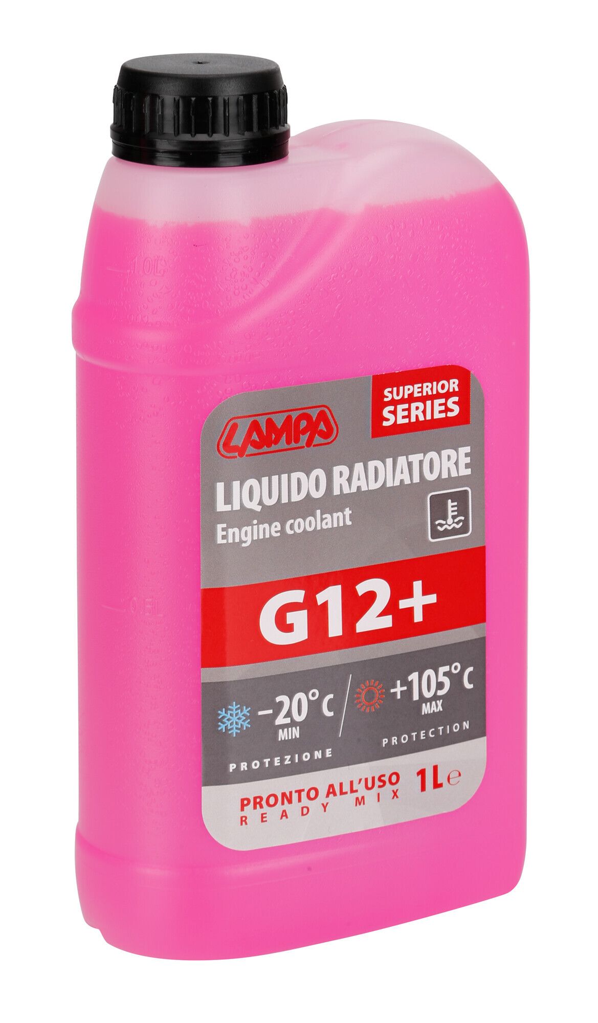 Superior-Rosso G12+, liquido antigelo radiatore - (-20°C/+105°C) - 1 L