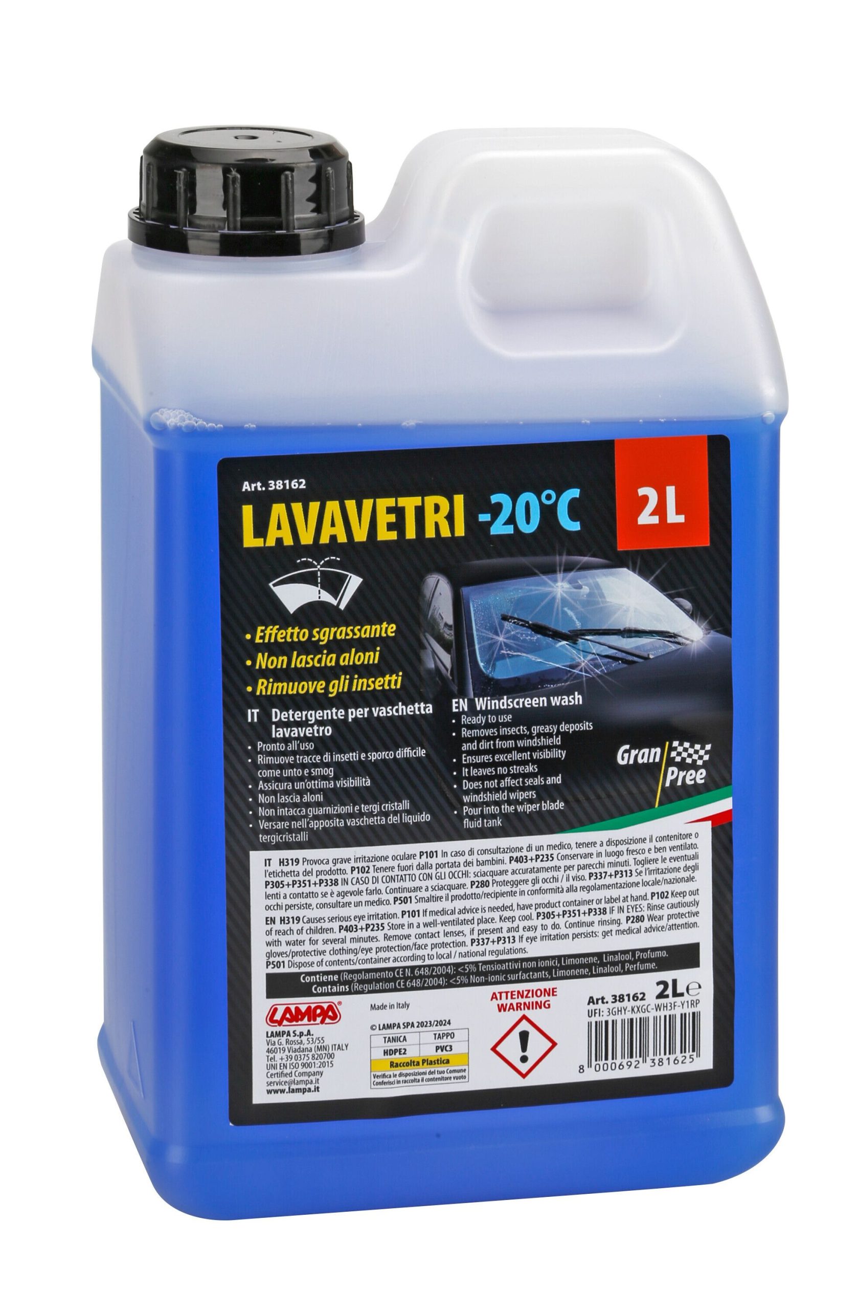 Gran-Pree, liquido detergente cristalli (-20°C) - 2000 ml