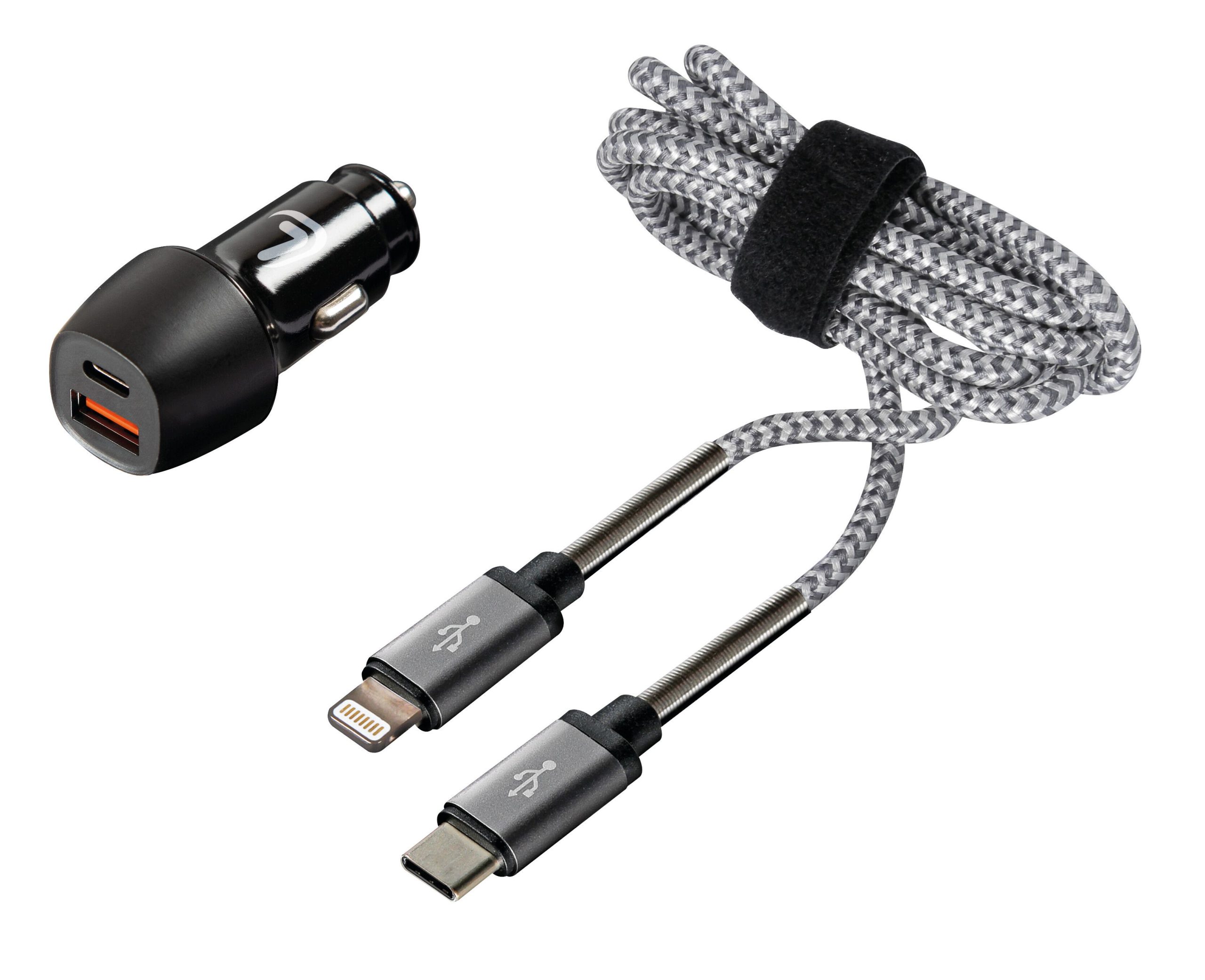 Kit 2 in 1 Lightning Pro - PD / QC 3.0 - 18W - 12/24V