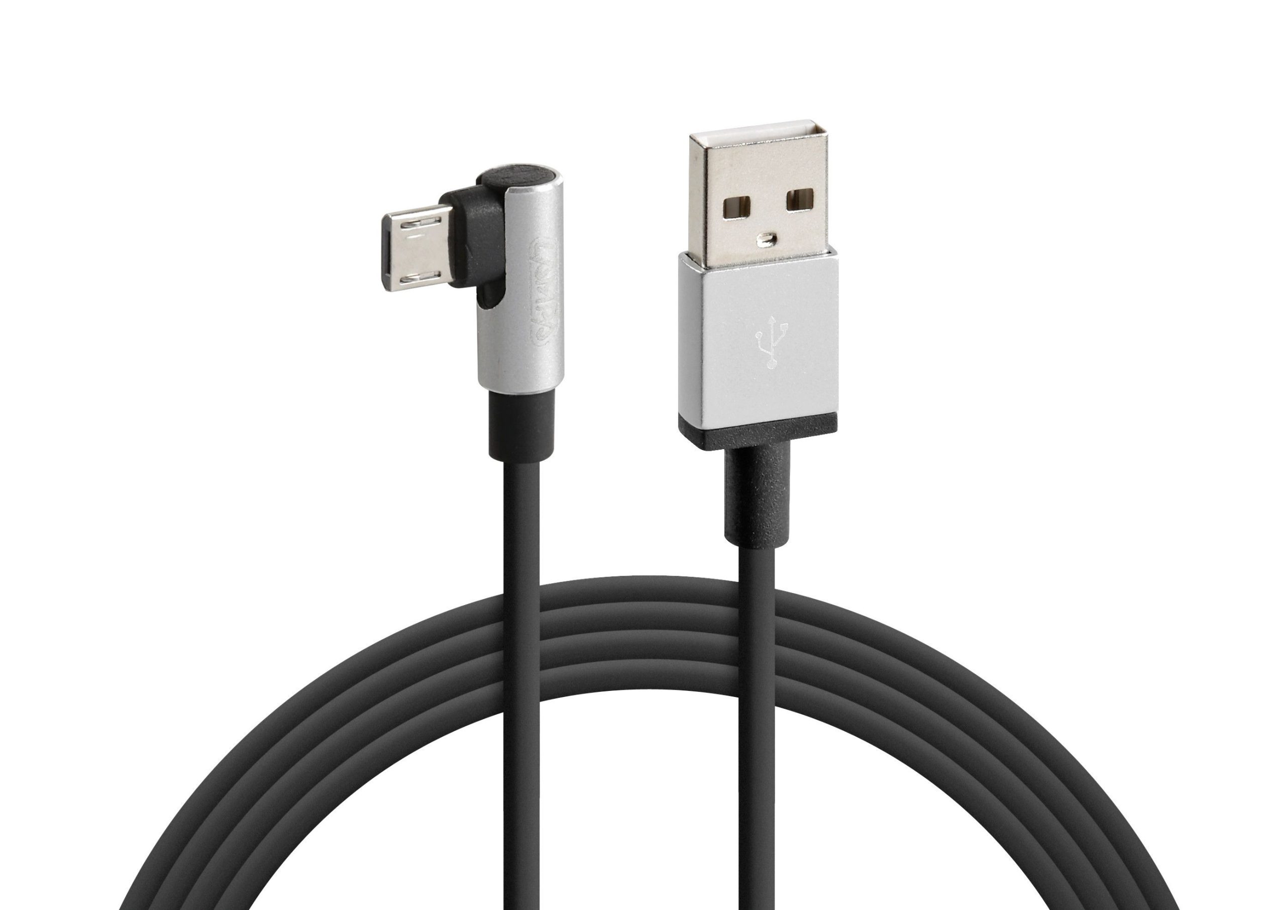 Cavo 90° Usb > Micro Usb - 100 cm - Nero