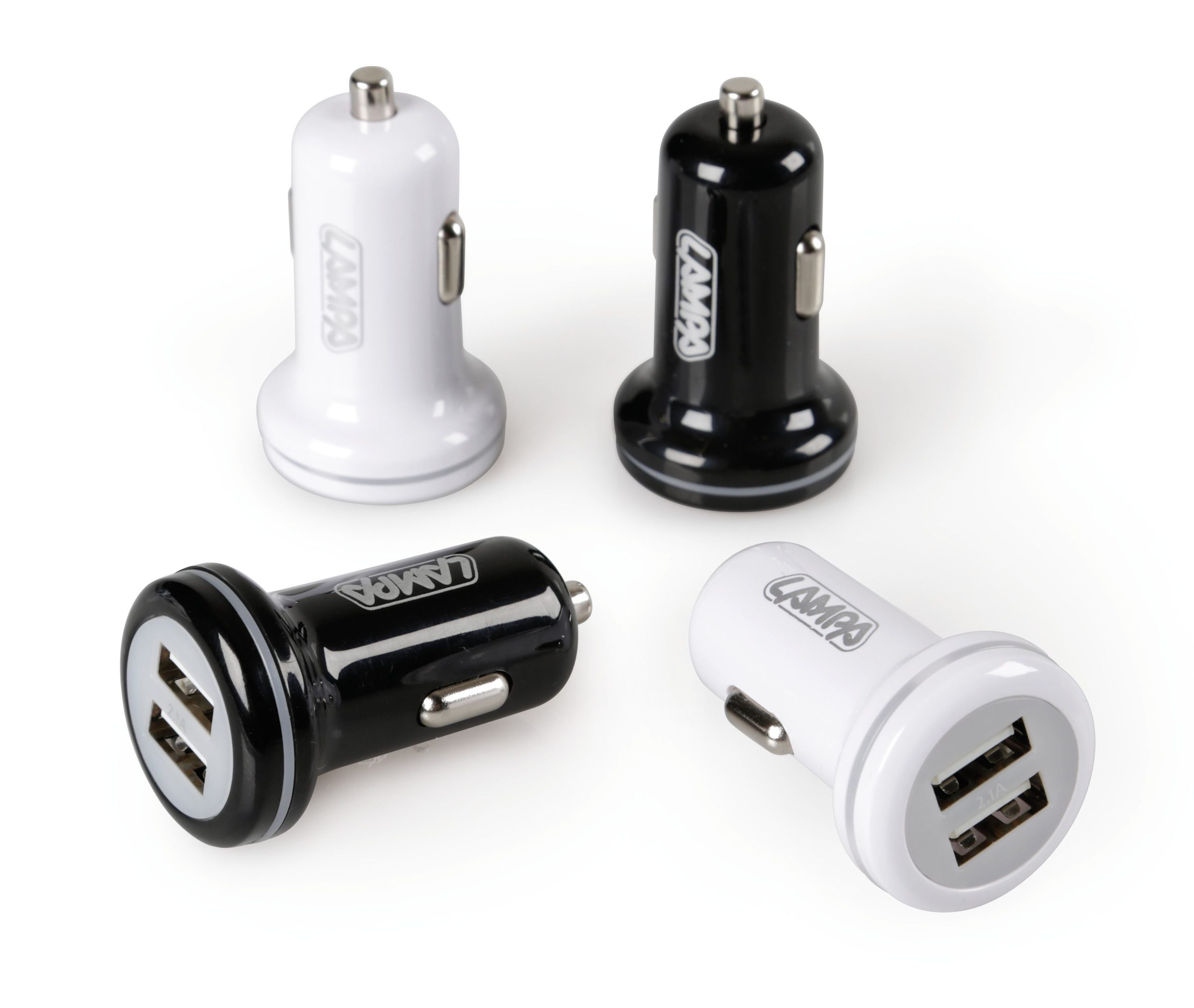 Display 20 pz - Caricabatteria 2 porte Usb - 2400 mA - 12/24V