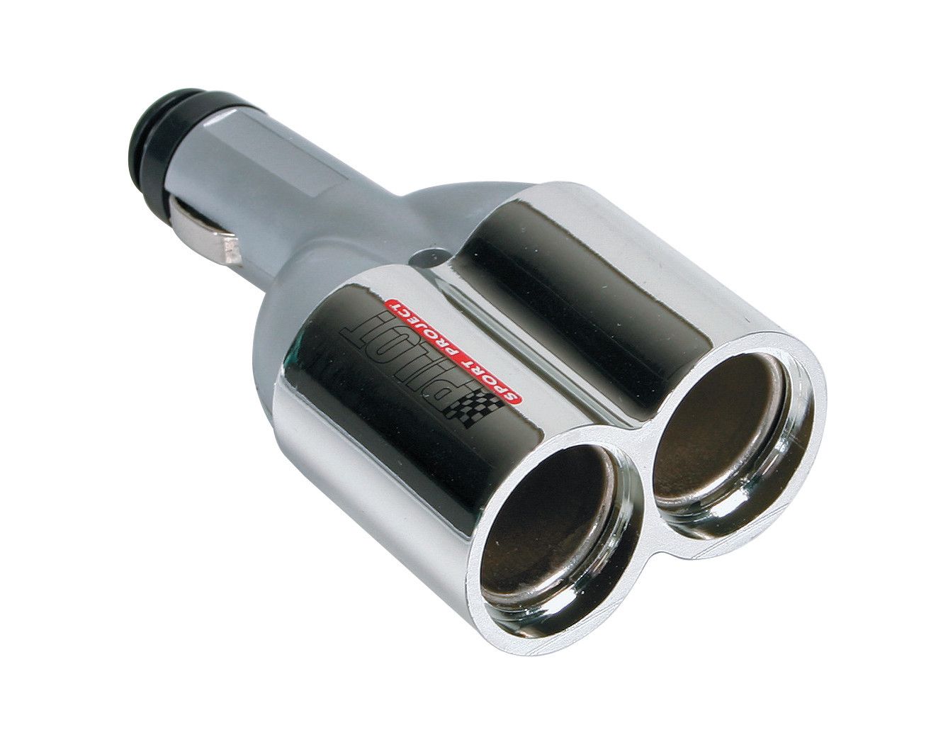 Dual-Muffler, presa corrente doppia 12/24V