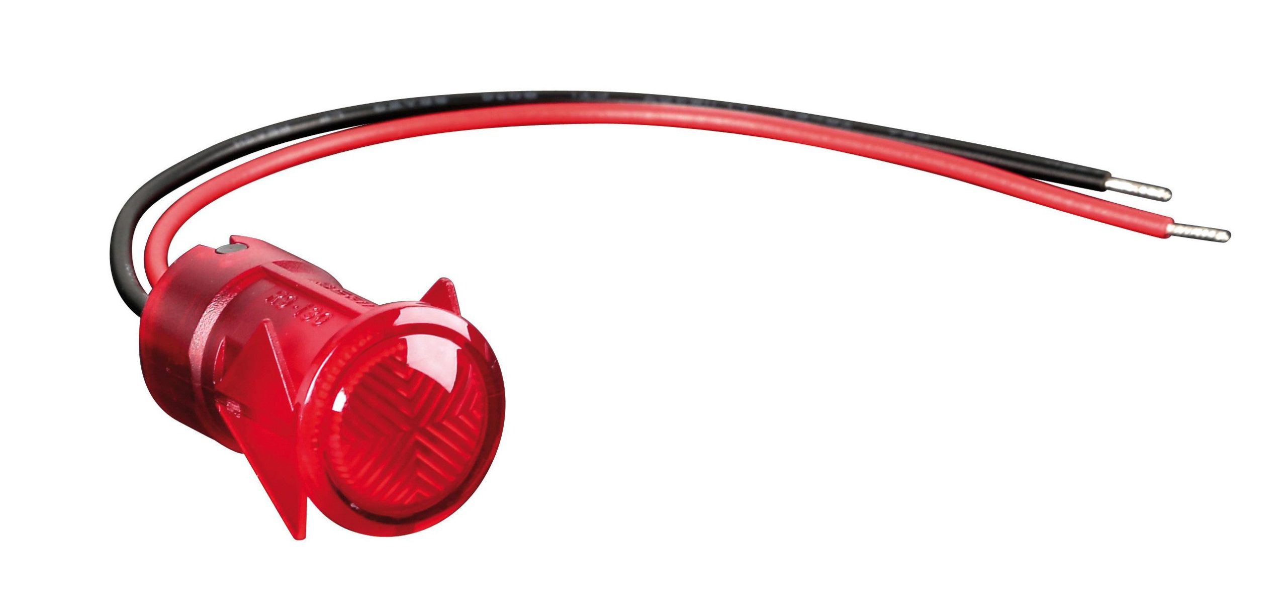Spia a Led rosso - 12/24V - 20A