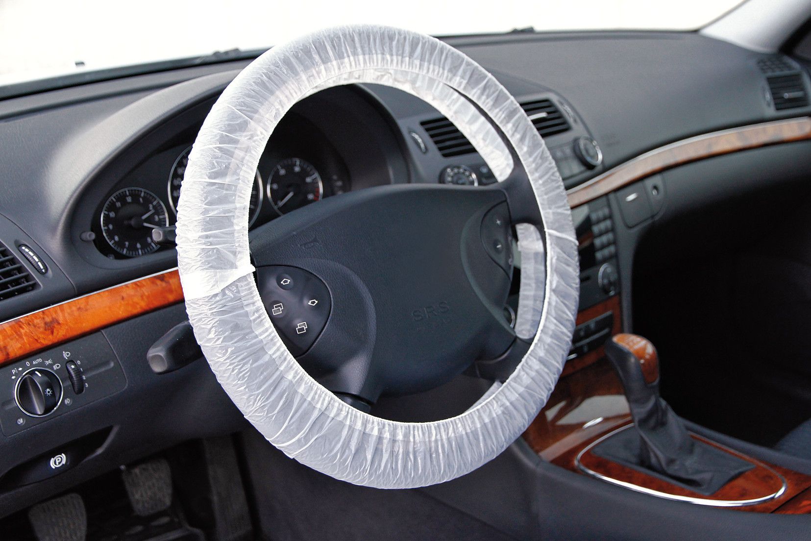 Protezione volante in PE, dispenser 100 pz