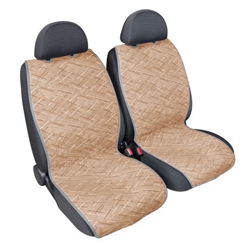 Fresco Elegance, coppia schienali anteriori double face - Beige