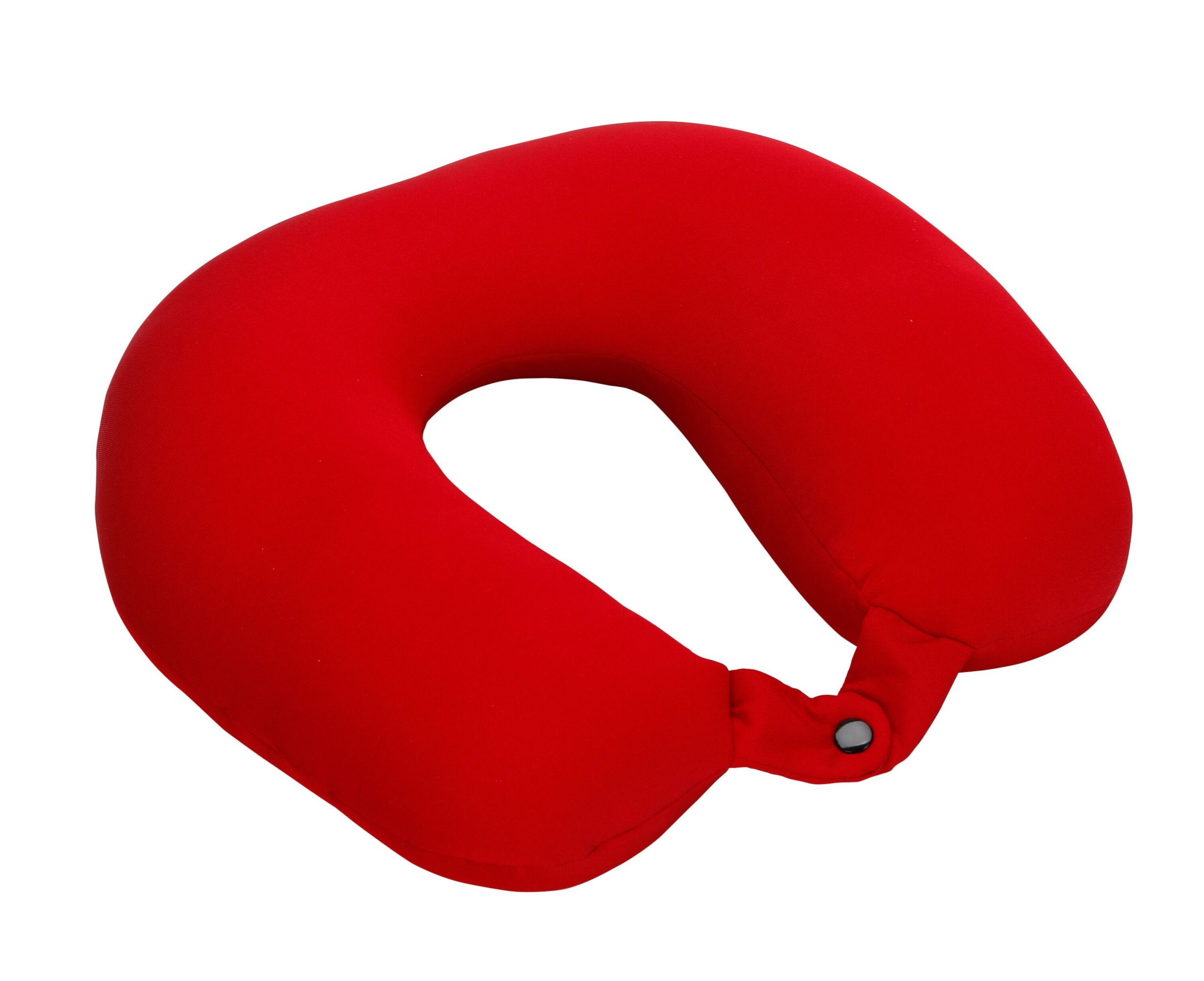 Cloud-Fit, cuscino per collo da viaggio - Rosso