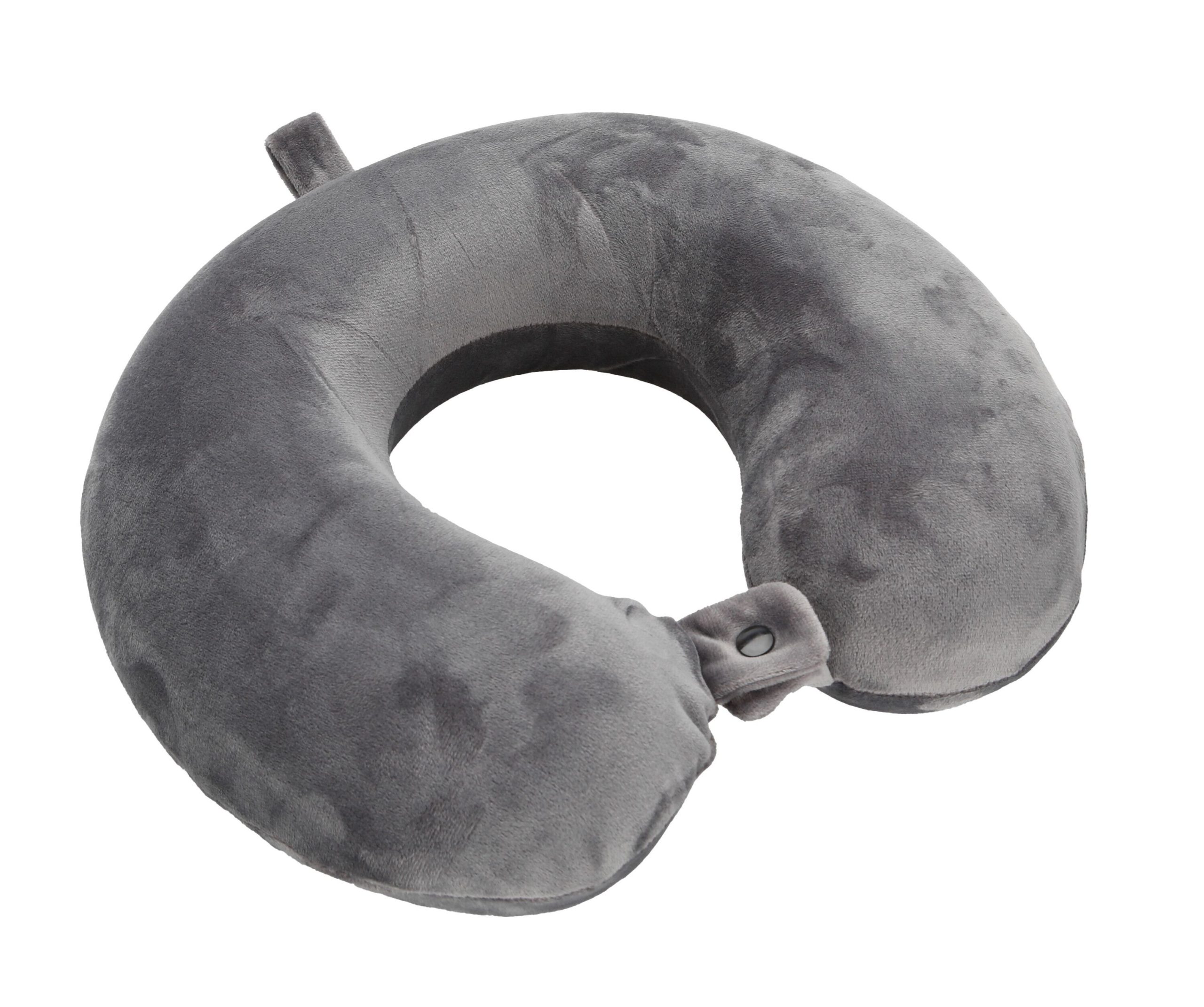 Memory-Wrap, cuscino per collo in memory foam da viaggio - Grigio