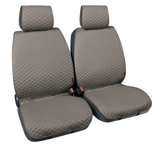 Cover-Tech, coppia coprisedili anteriori in Skeentex - Grigio scuro