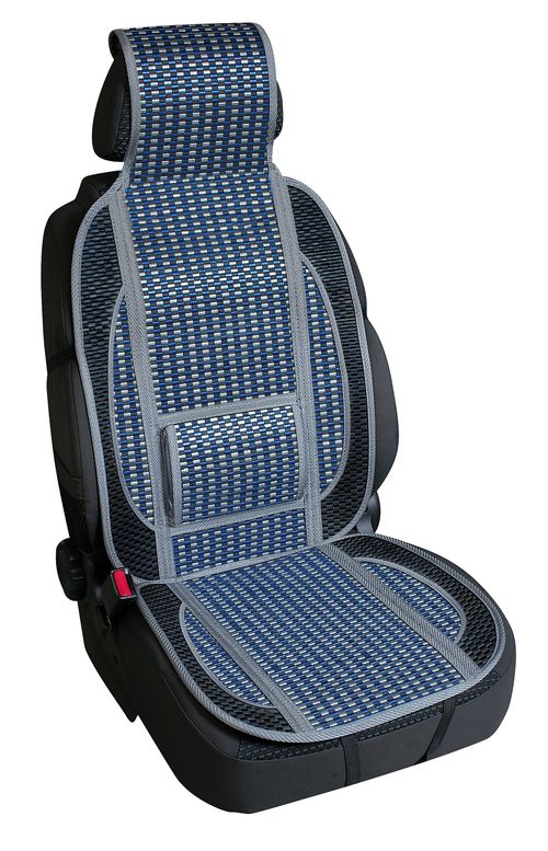 Fresco-Sport, schienale estivo in fibra naturale di bambù - Blu