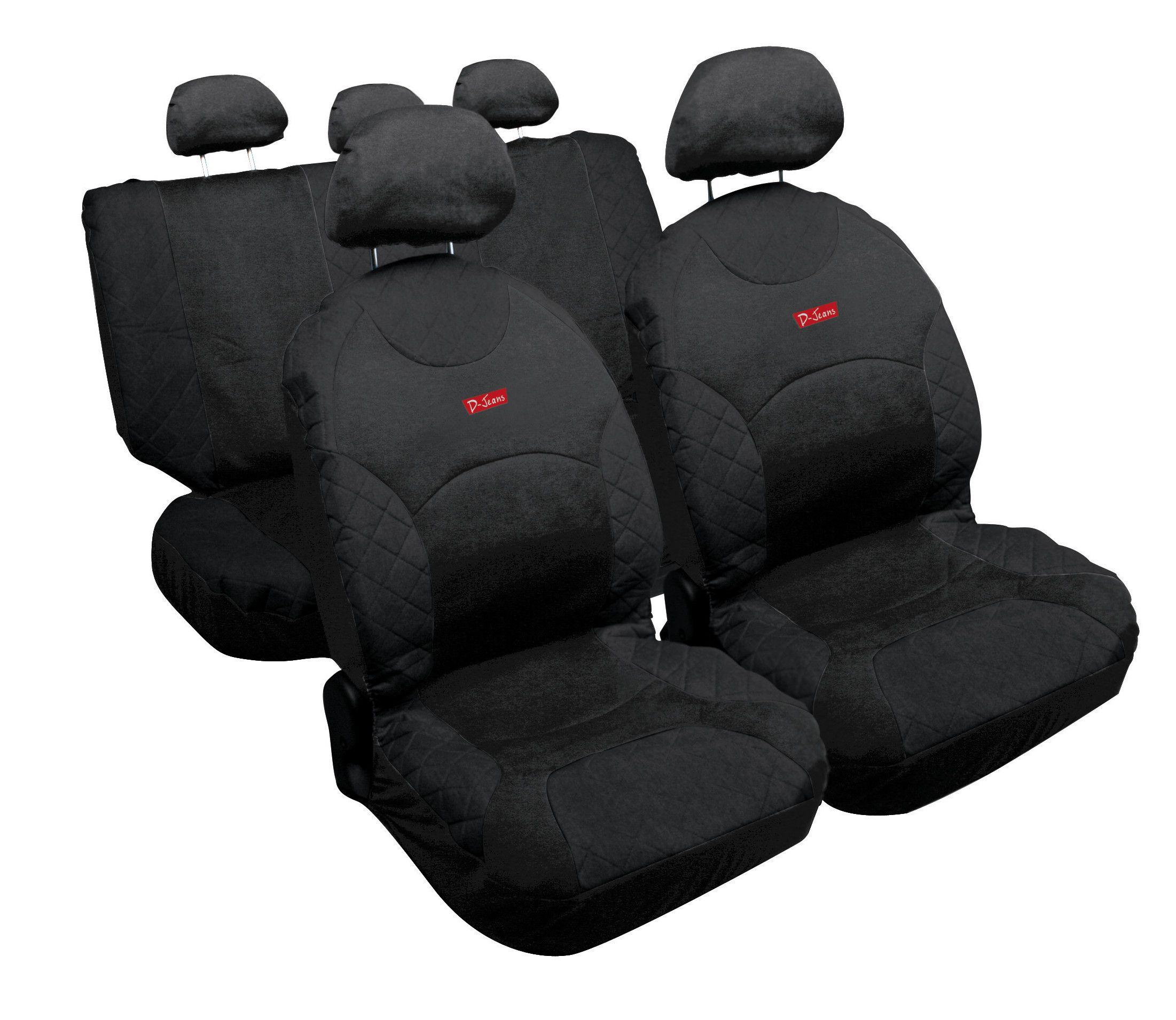Drive Jeans, set coprisedili - Nero