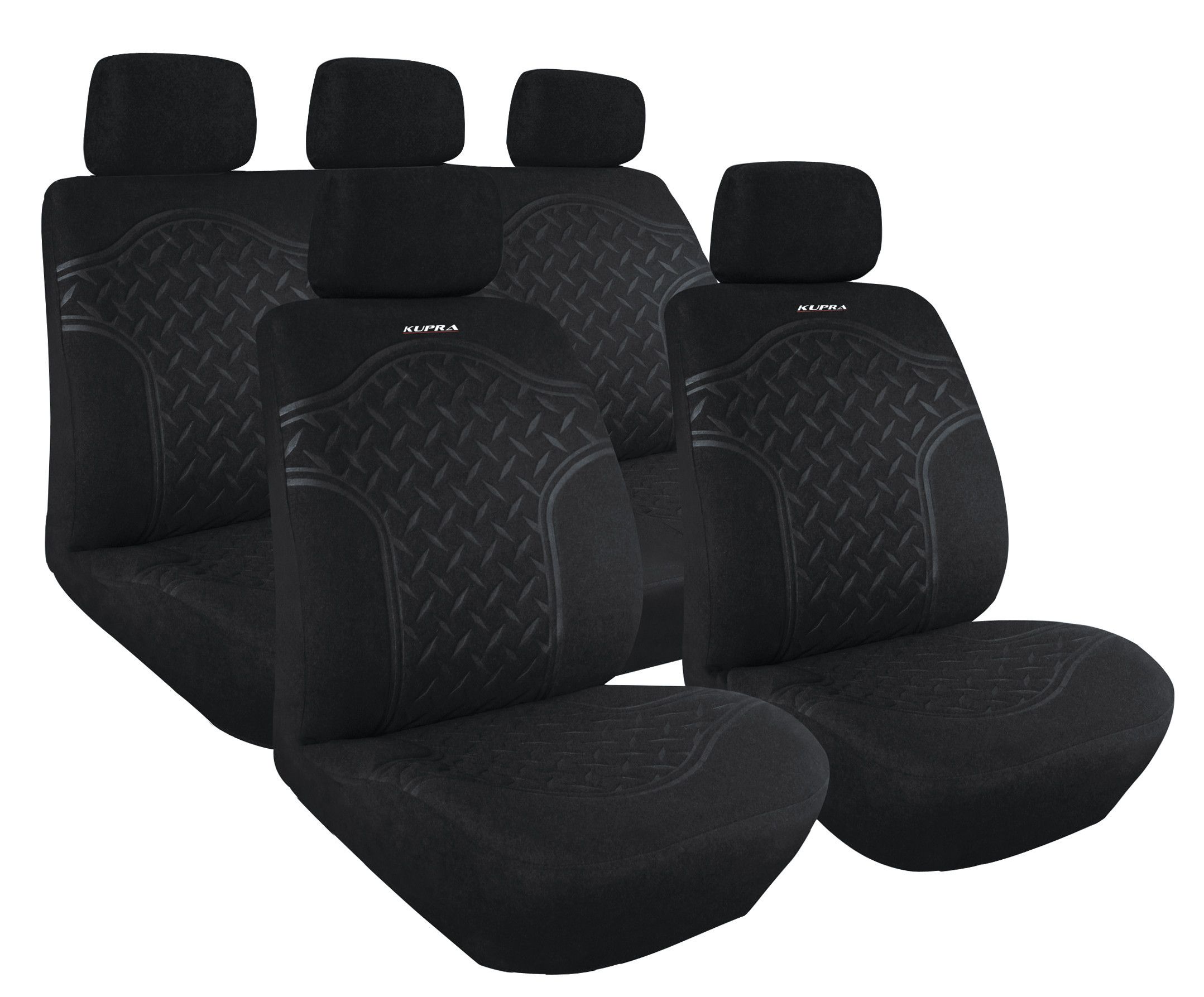Kupra, set fodere coordinate - Nero