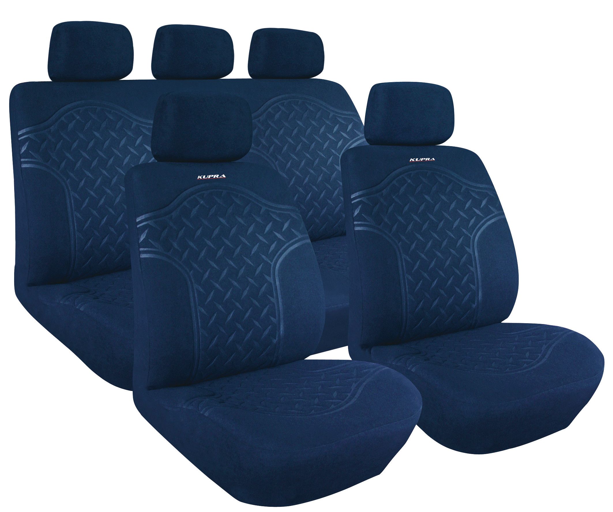 Kupra, set fodere coordinate - Blu