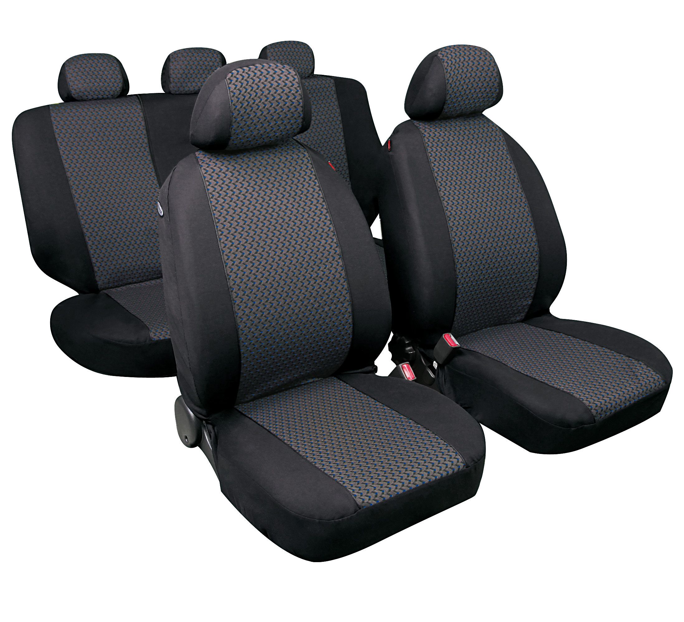 Diago, set fodere coordinate in jacquard - Antracite