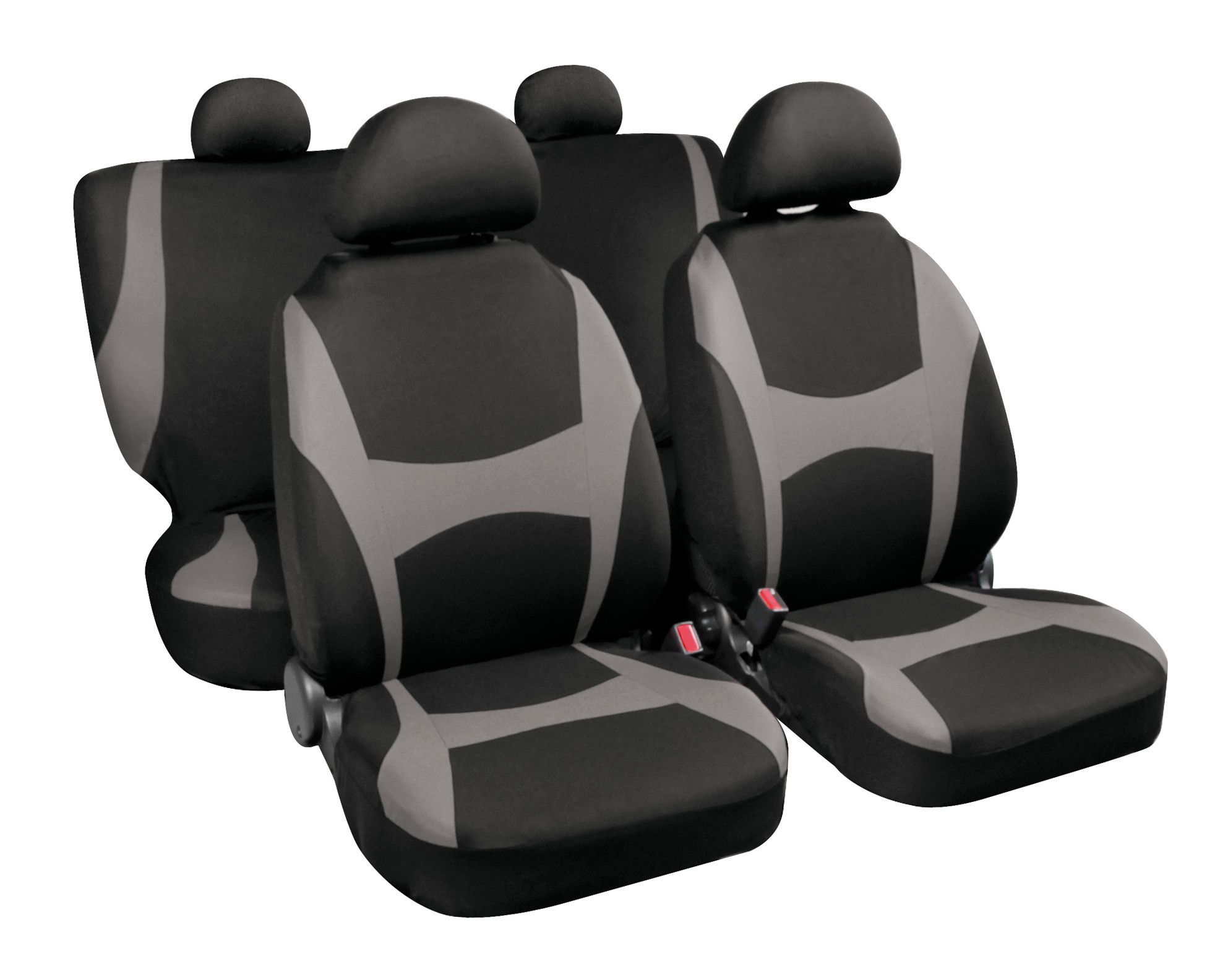 Capri, set fodere coordinate - Nero/Grigio