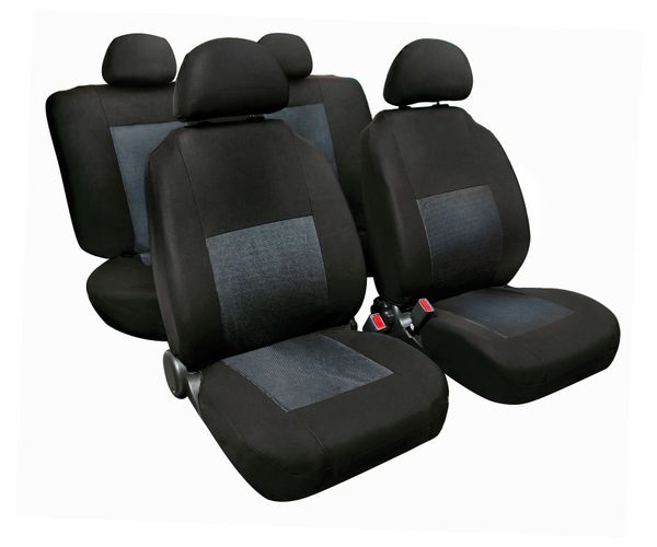 Sport, set fodere coordinate in jacquard - Grigio/Nero