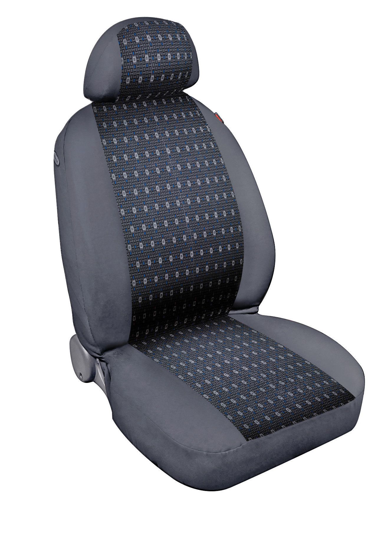Square, set fodere coordinate in jacquard - Blu