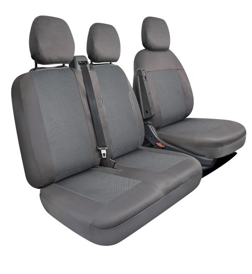 Set fodere semi-custom per furgoni - Grigio - Guidatore L - Panchina L