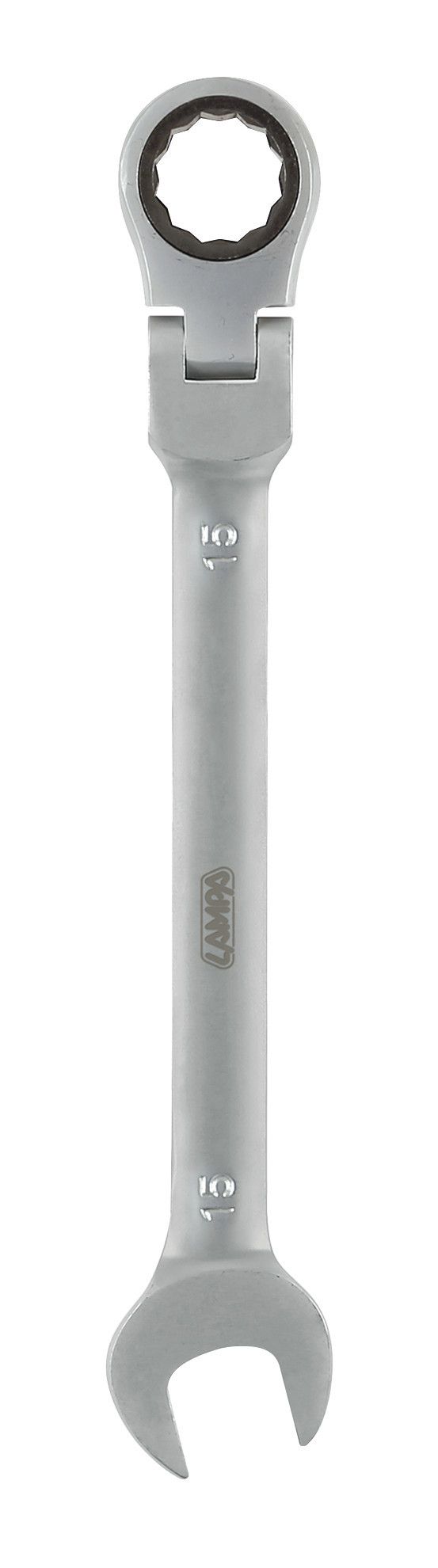 Chiave combinata con cricchetto snodato - 15 mm
