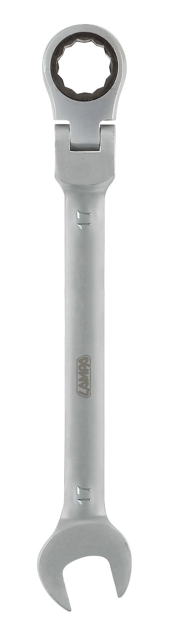 Chiave combinata con cricchetto snodato - 17 mm