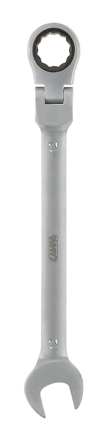 Chiave combinata con cricchetto snodato - 12 mm