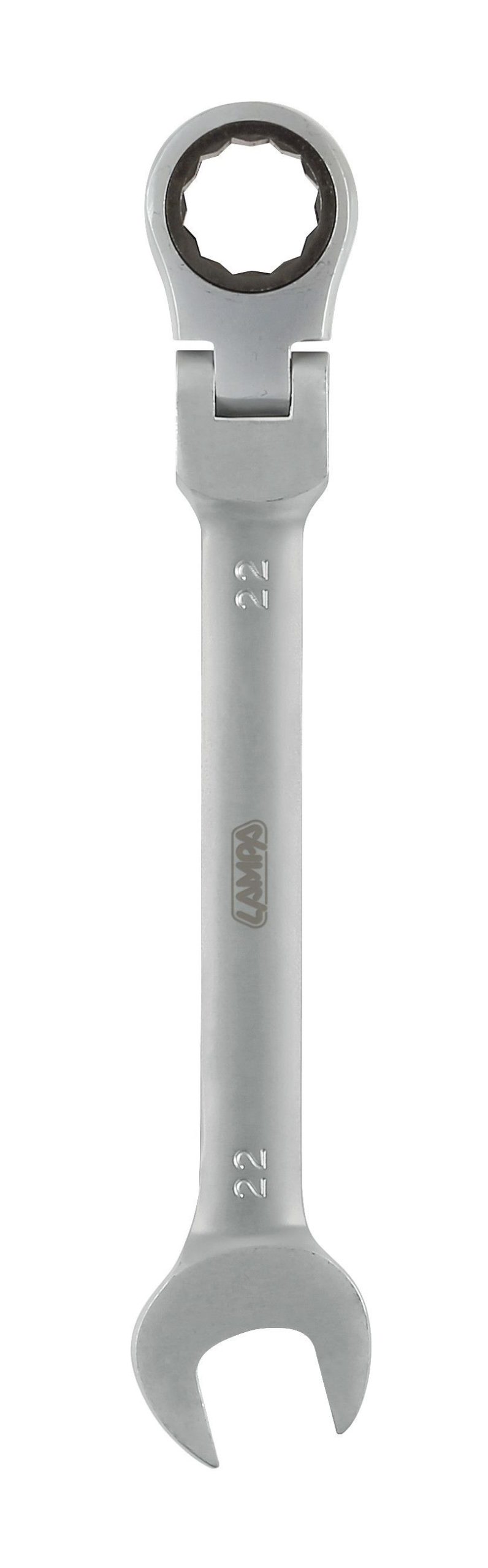 Chiave combinata con cricchetto snodato - 22 mm