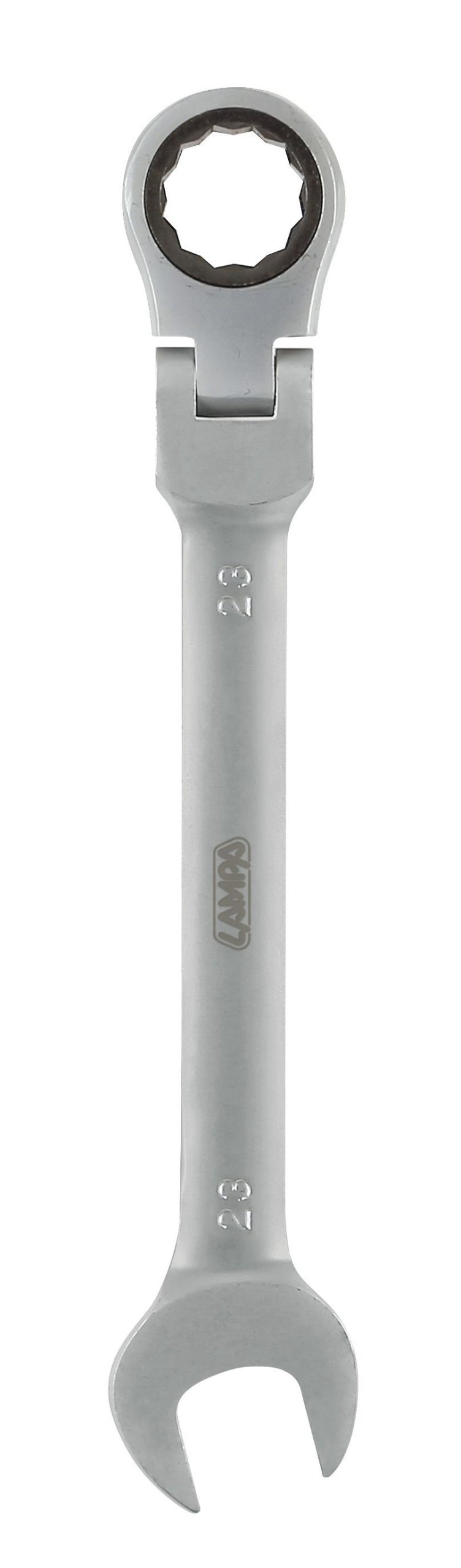 Chiave combinata con cricchetto snodato - 23 mm