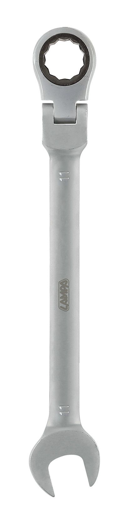 Chiave combinata con cricchetto snodato - 11 mm