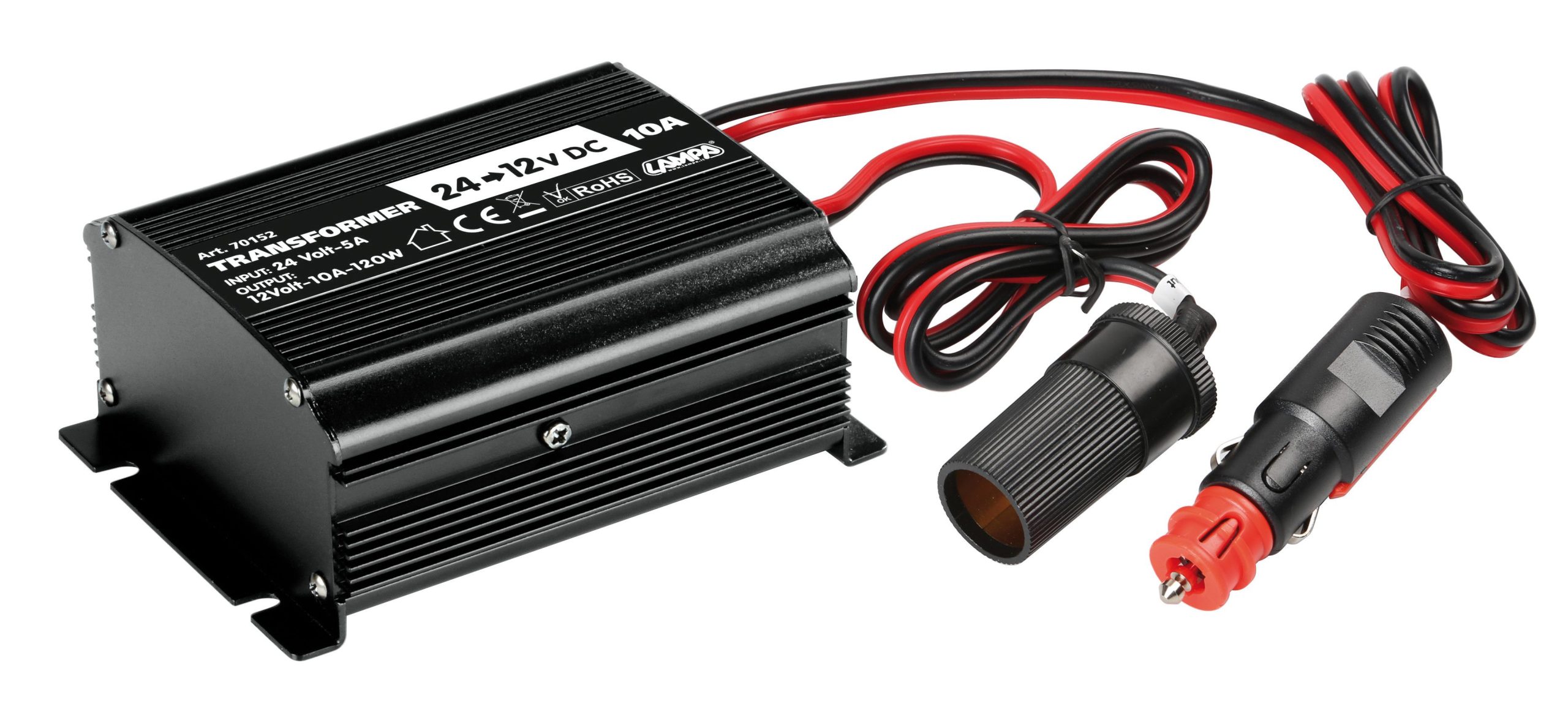 Transformer, trasformatore di corrente, 24V > 12V - 10A