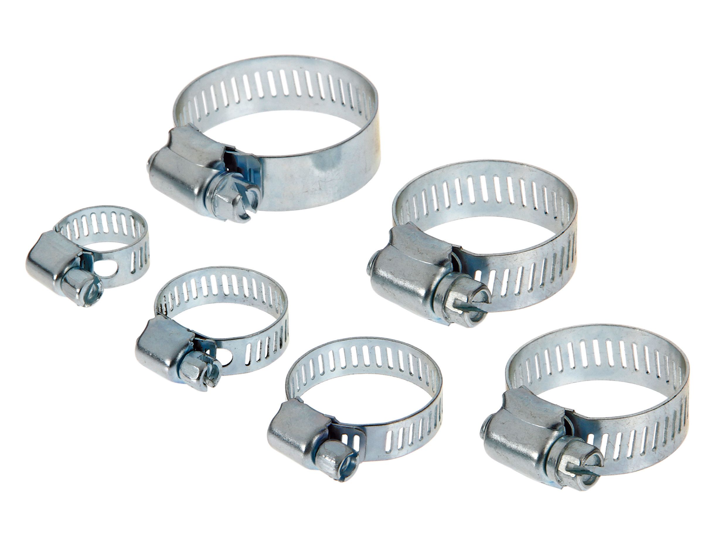 Kit fascette stringitubo in acciaio, 26 pz