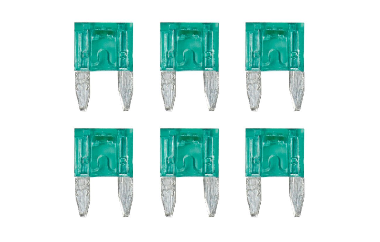Smart Led, set 6 micro-fusibili lamellari con spia a led, 12/32V - 30A