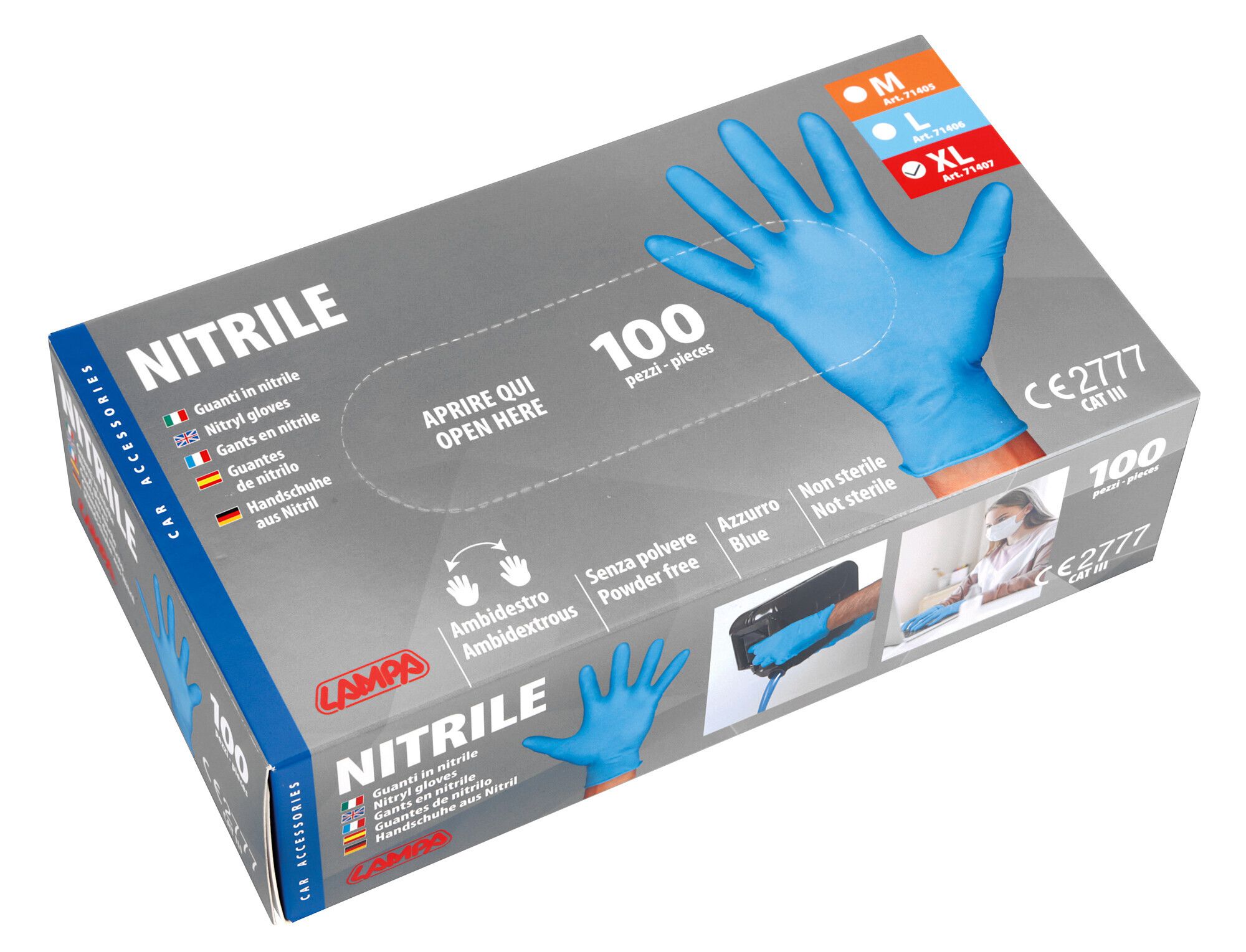 Guanti in nitrile - 100 pz - XL - Image 6