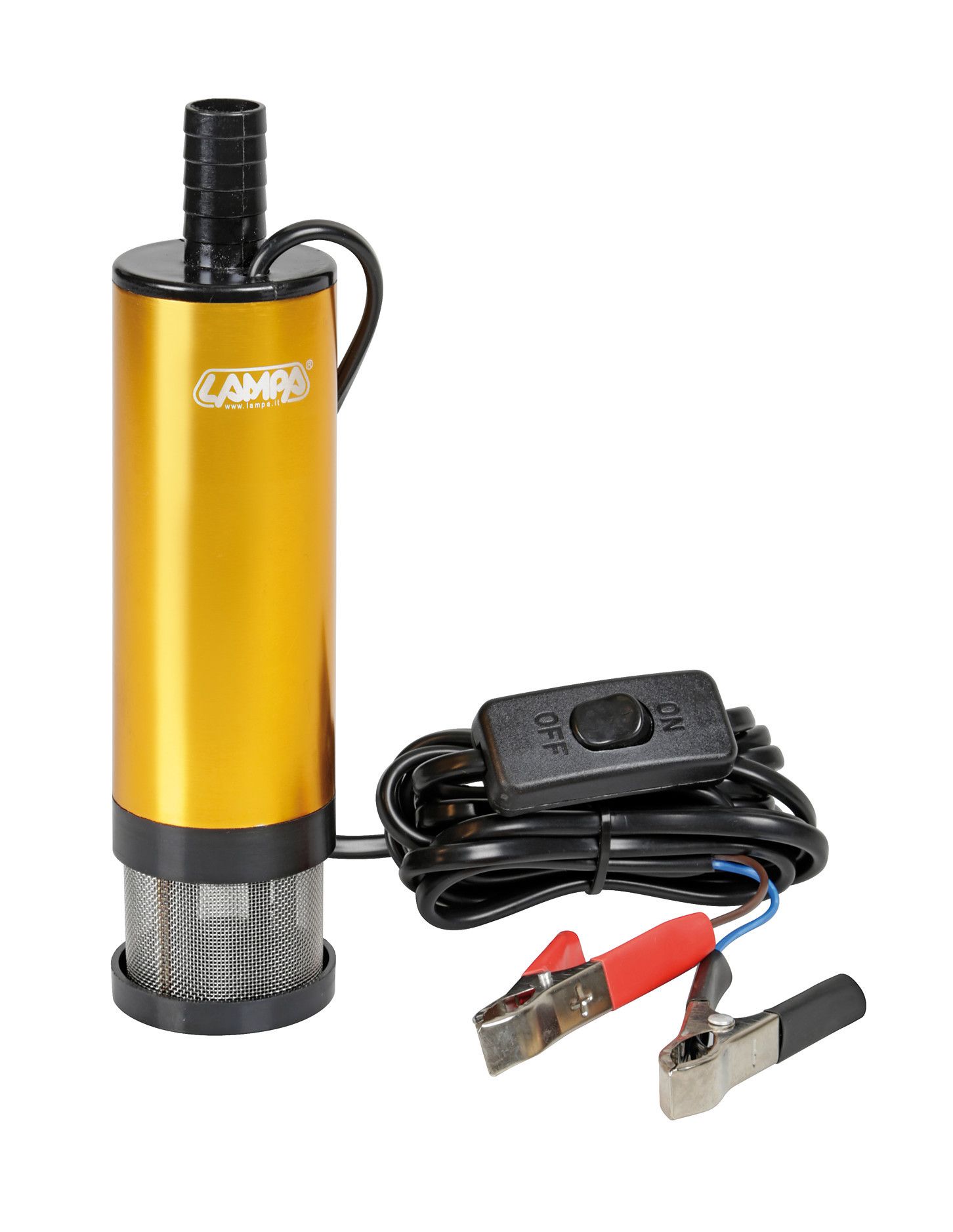 Pompa aspira liquidi elettrica ad immersione, 12V - 50W - 30 L/min
