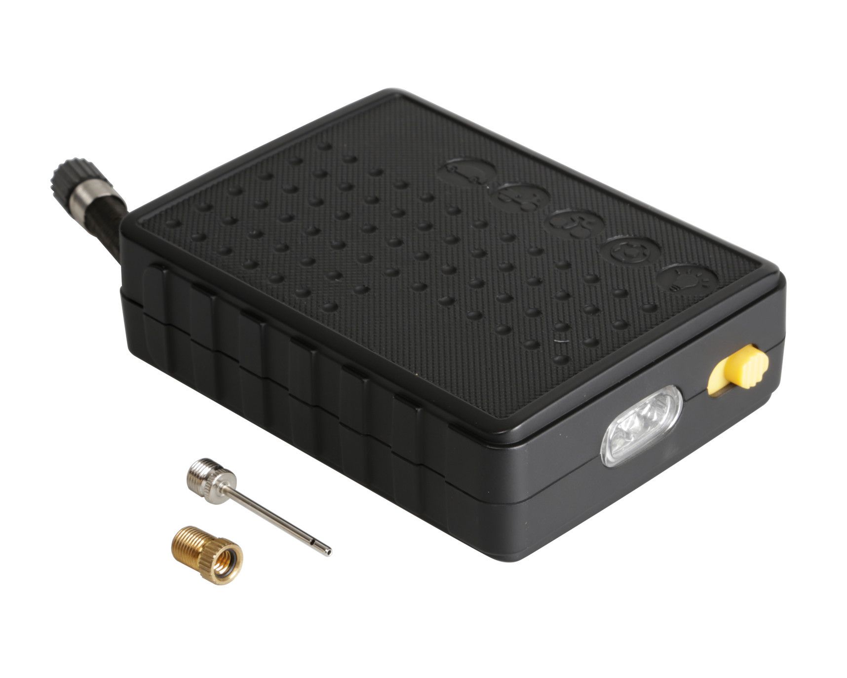 Compressore tascabile con torcia a led
