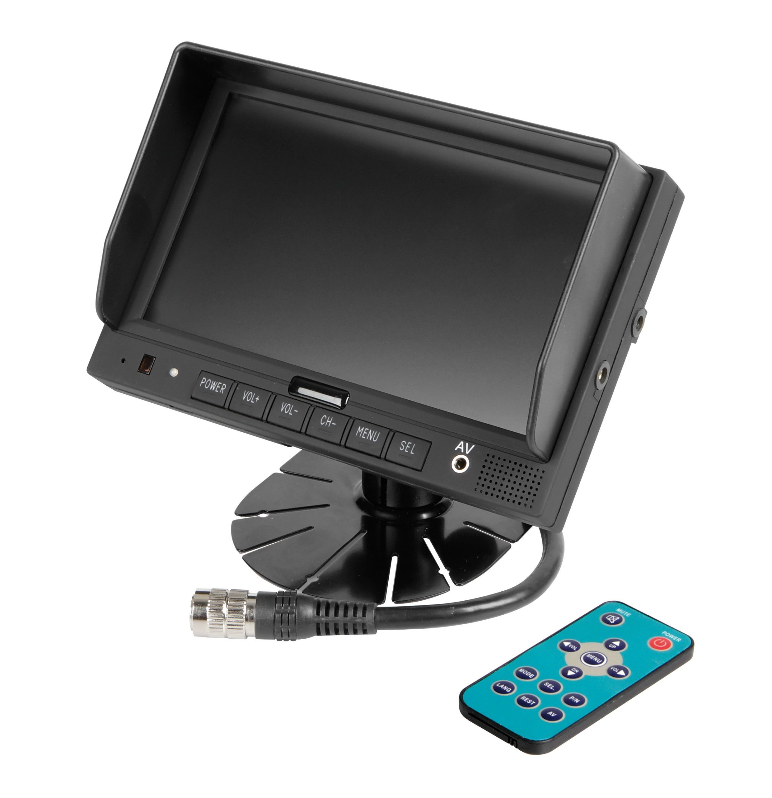 M3, Monitor LCD 7", Cam 1+2+3+4