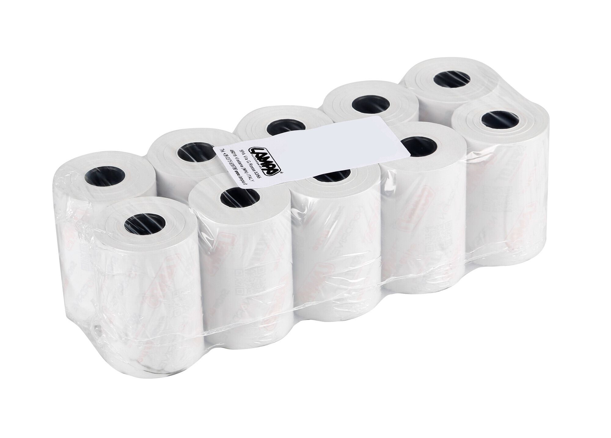 Rotoli carta termica per POS, 10 pz - 55 g/m² - 57 mm x 20 m