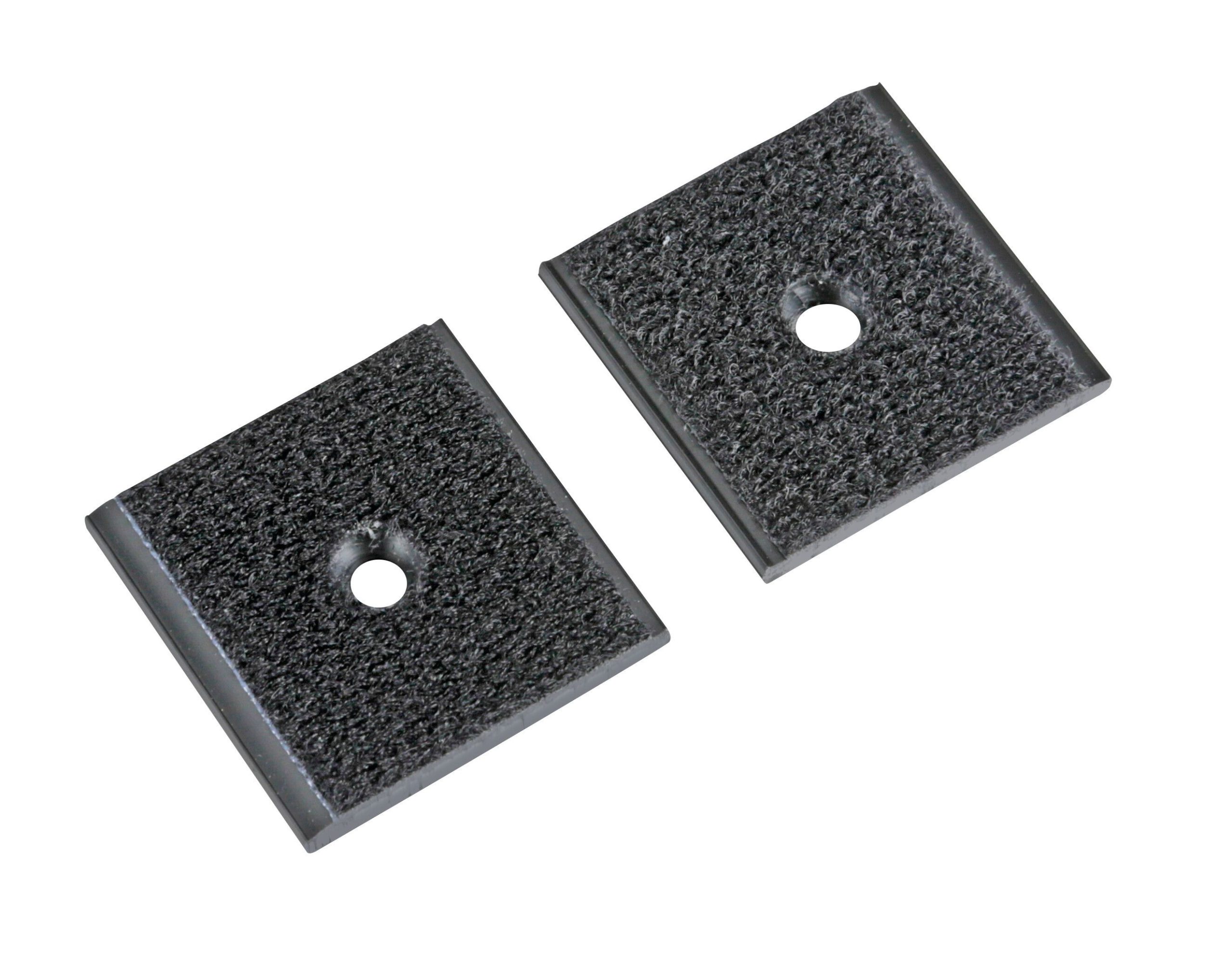 Clips Velour, foro centrale, set 2 pz - 35x35 mm