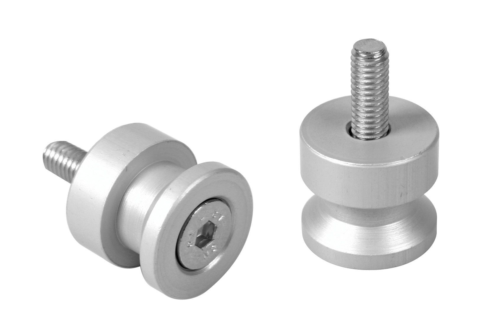 Coppia supporti cavalletto - M6x1 mm - Alluminio