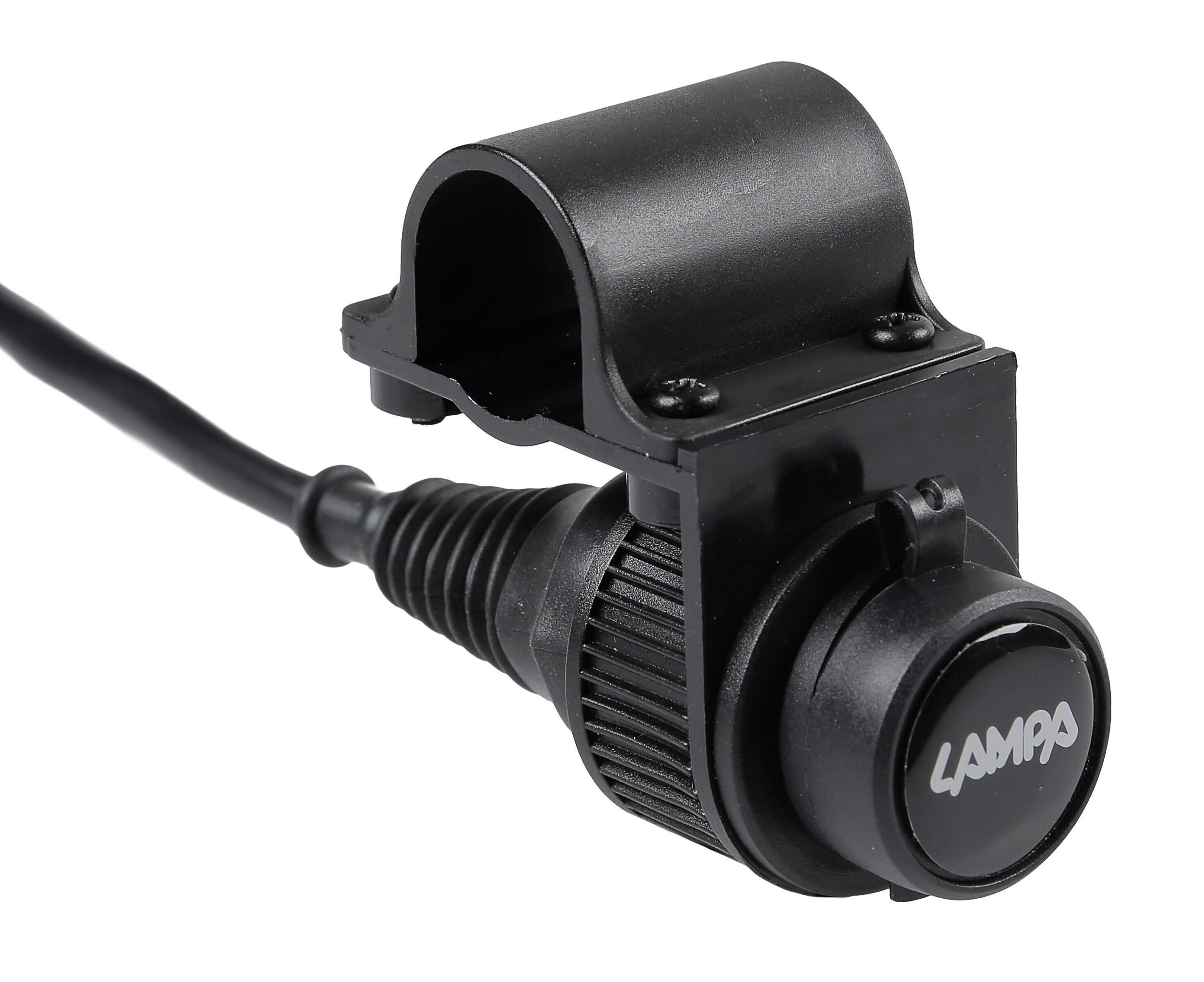 Presa corrente standard per fissaggio a manubrio - 12V - 12A max