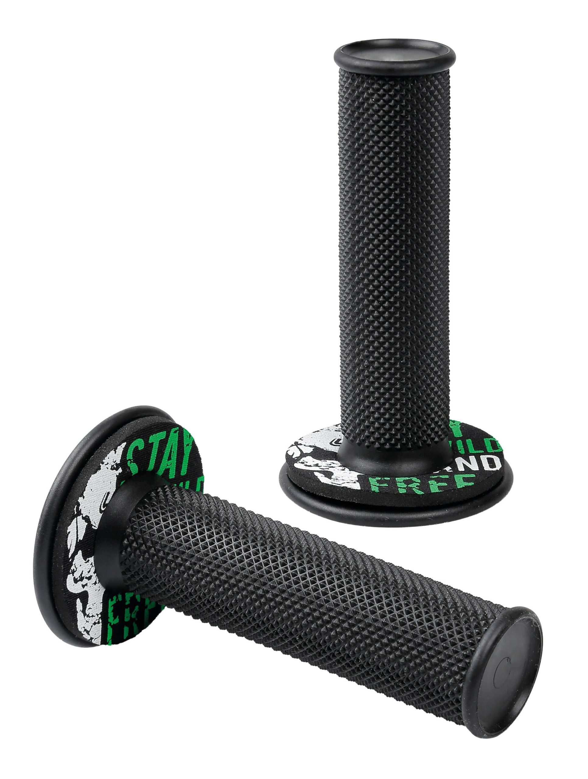 Donut Off-Road Grips, manopole universali - Nero - Verde