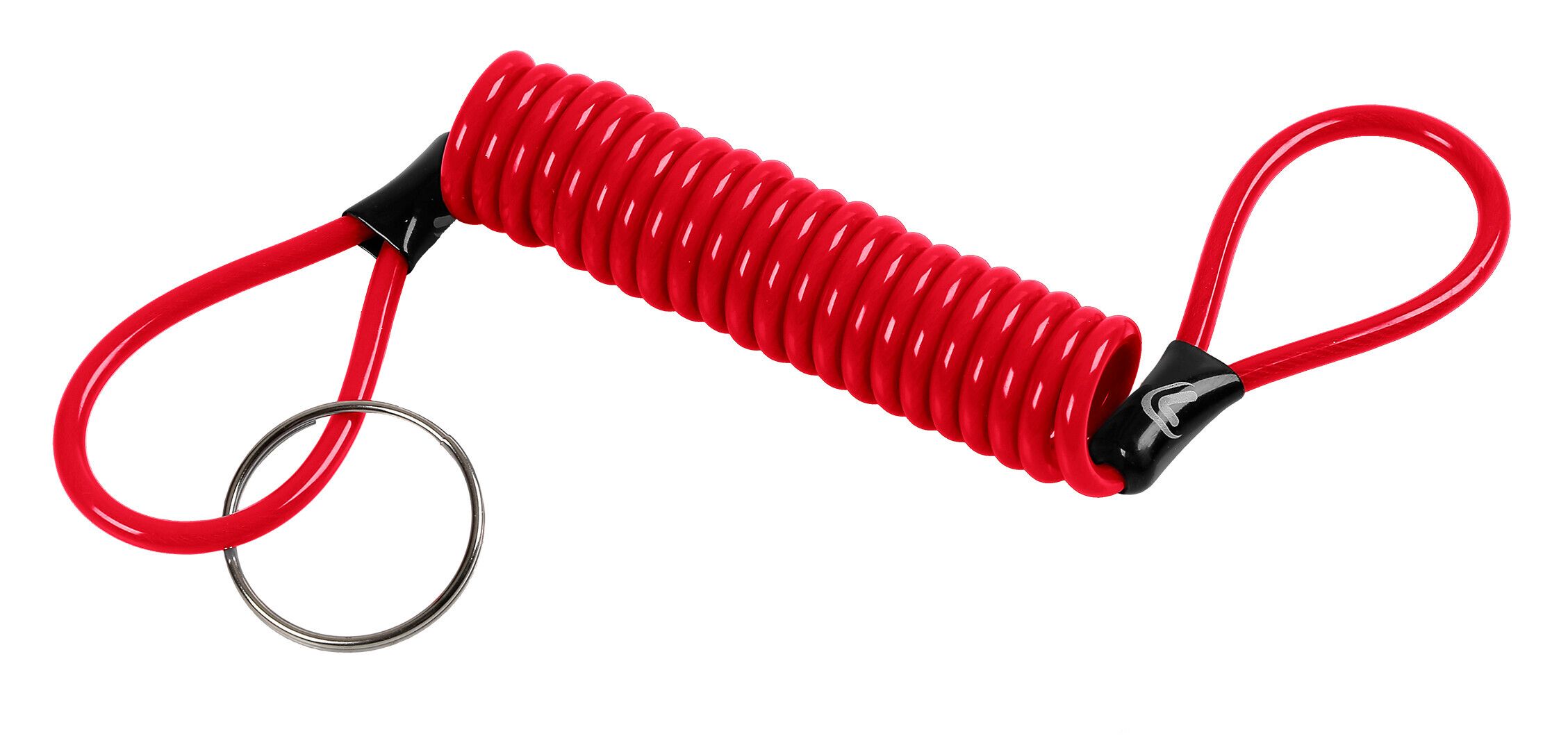Reminder, cavetto di sicurezza a spirale - Rosso