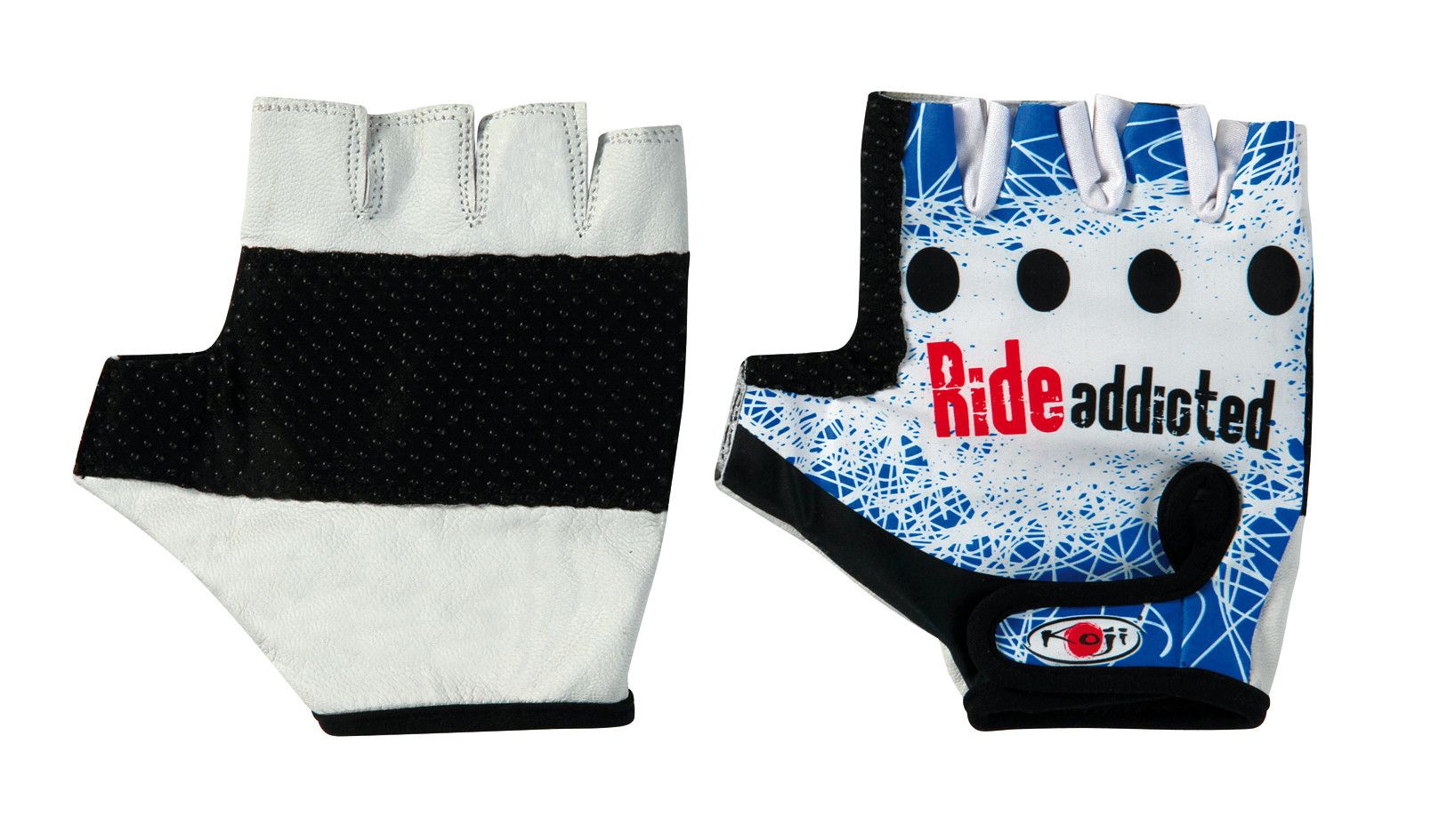 Biker-Pro, guanti in pelle e lycra - XL