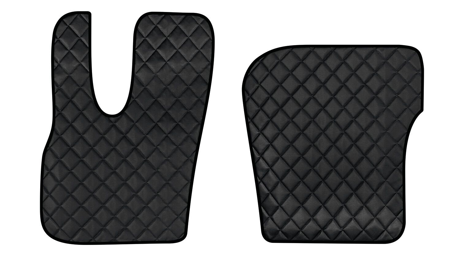 Coppia tappeti in Skeentex - Nero - compatibile per Daf XF (06/21>)