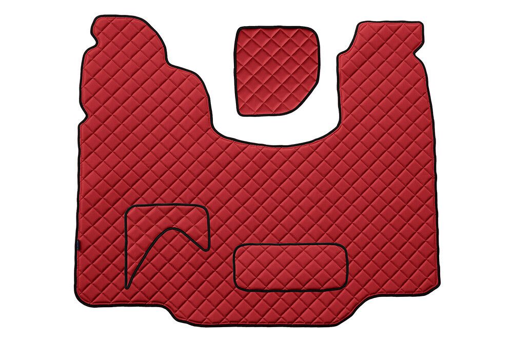 Tappeto centrale in Skeentex - Rosso - compatibile per Scania G Serie 5 (03/04>08/09) automatico - Scania G Serie 6 (09/09>08/13) automatico - Scania G Serie 6 - Streamline (09/13>12/17) automatico